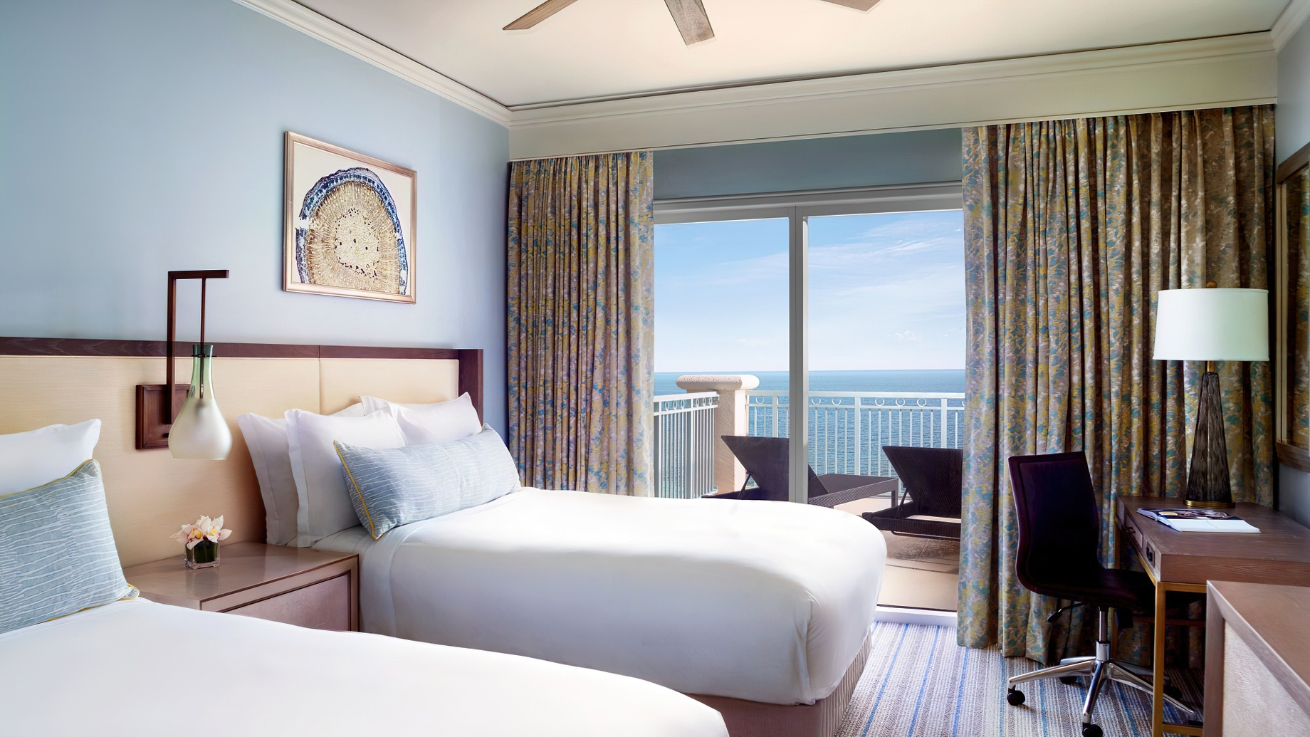 The Ritz-Carlton Key Biscayne, Miami Hotel – Miami, FL, USA – Ritz-Carlton Suite Double Bedroom