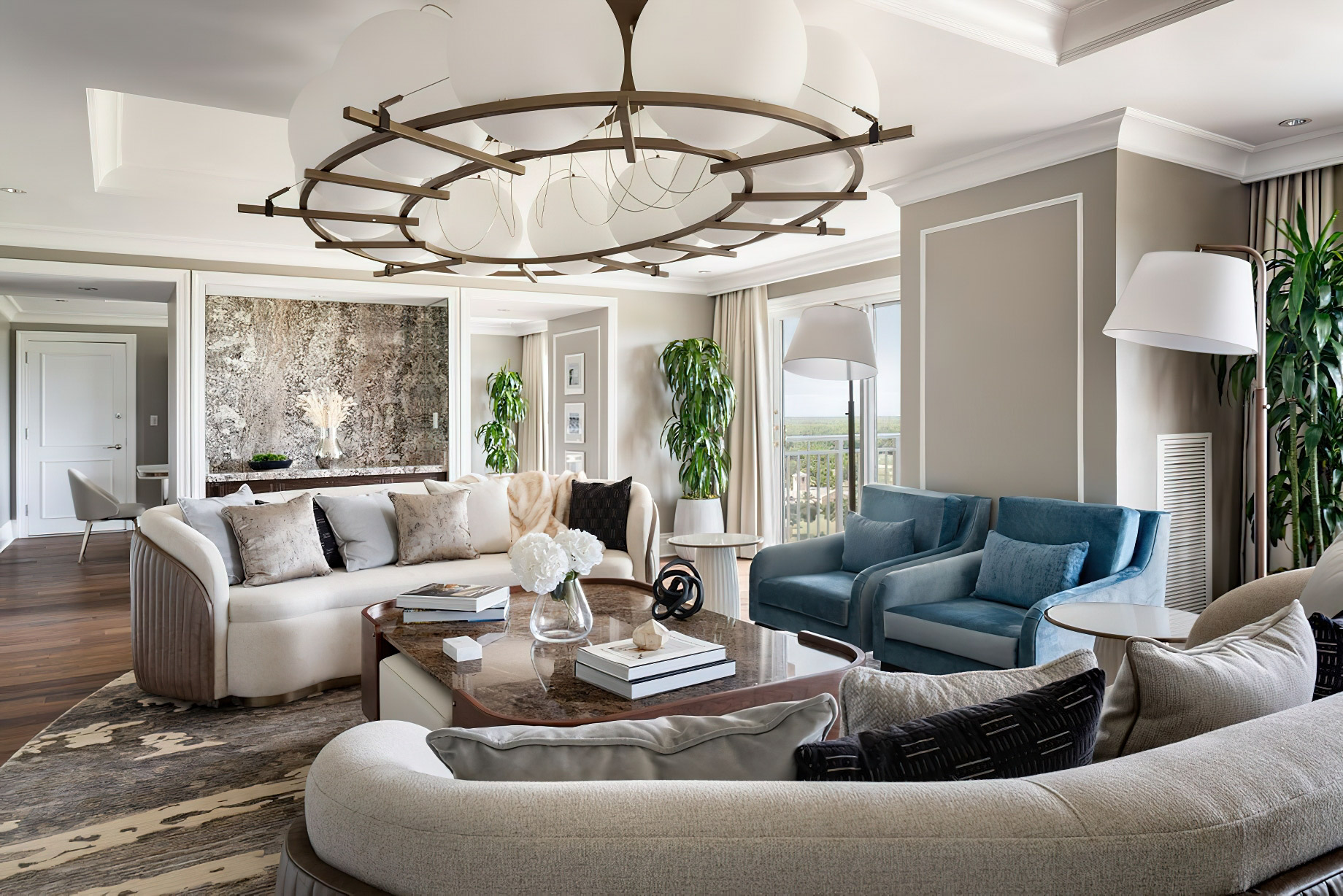The Ritz-Carlton Orlando, Grande Lakes Resort – Orlando, FL, USA – Royal Suite Living Room Interior
