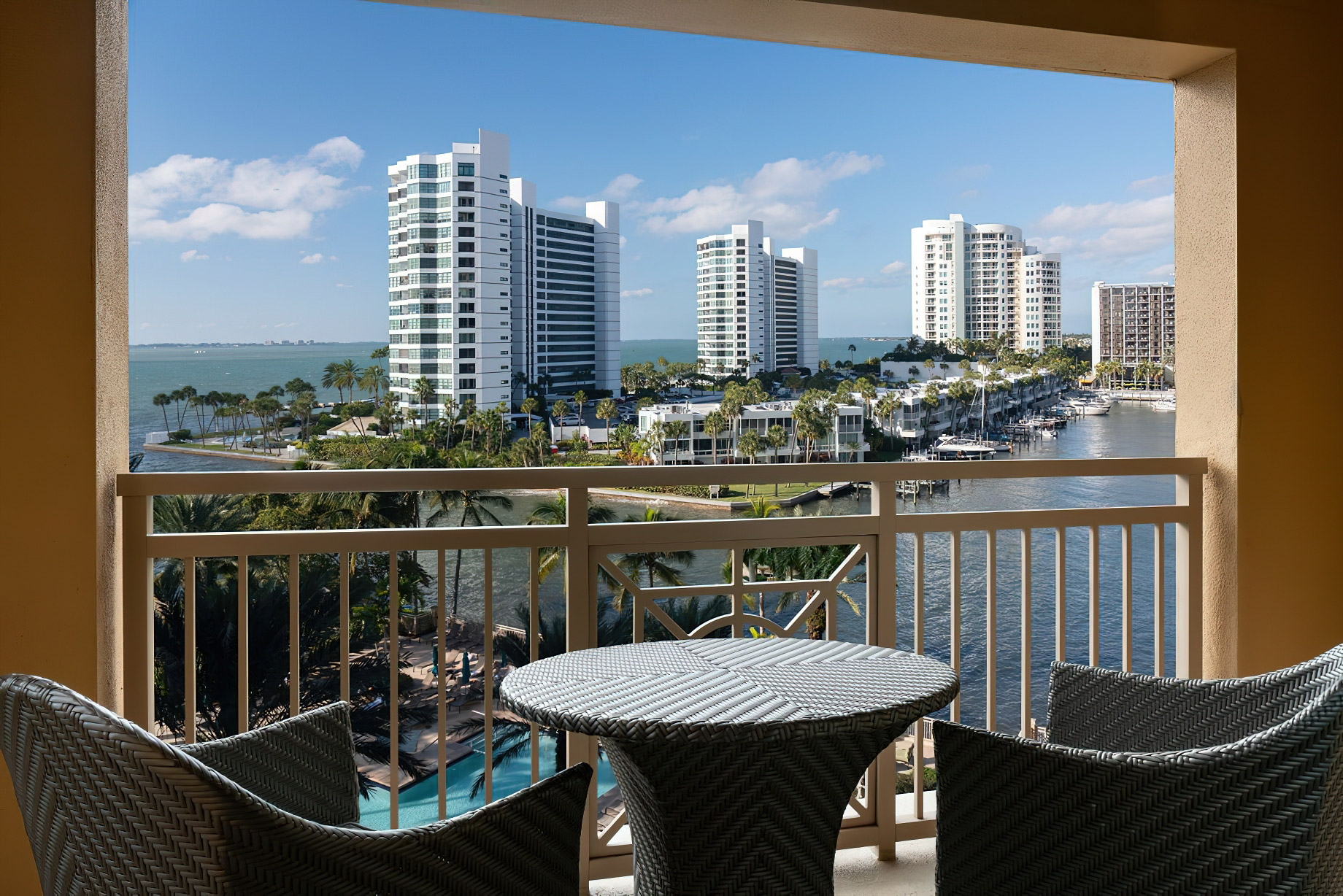 The Ritz-Carlton, Sarasota Hotel – Sarasota, FL, USA – Club Marina View Room Balcony