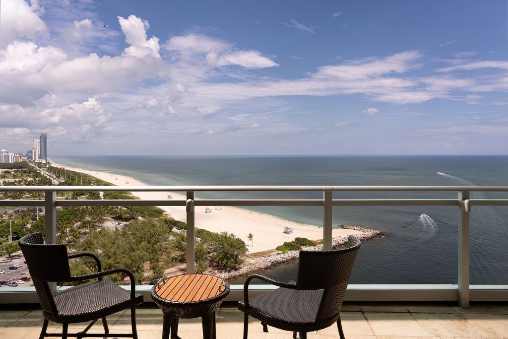 The Ritz-Carlton Bal Harbour, Miami Resort - Bal Harbour, FL, USA - Oceanfront 1 Bedroom Suite Balcony