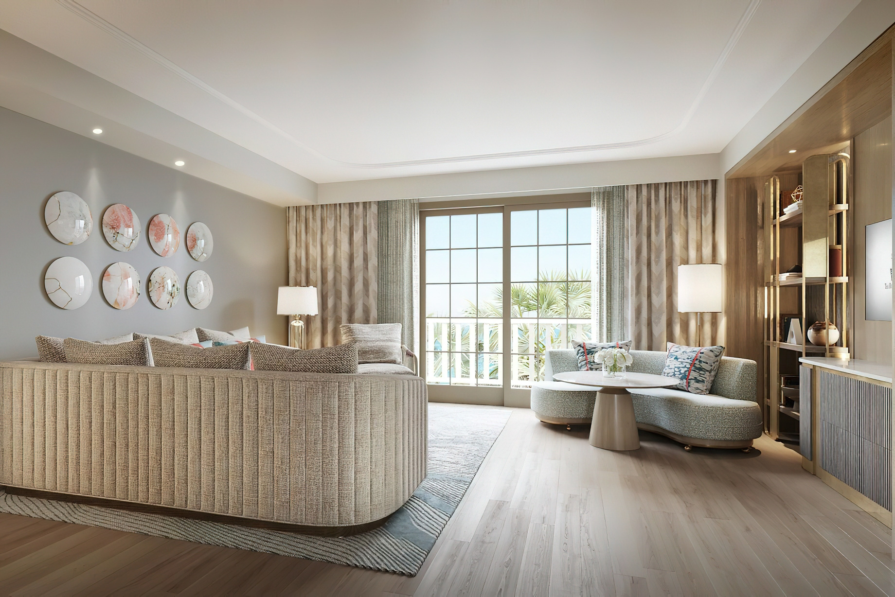The Ritz-Carlton, Naples Resort – Naples, FL, USA – Two Bedroom Coastal View Suite Living Room