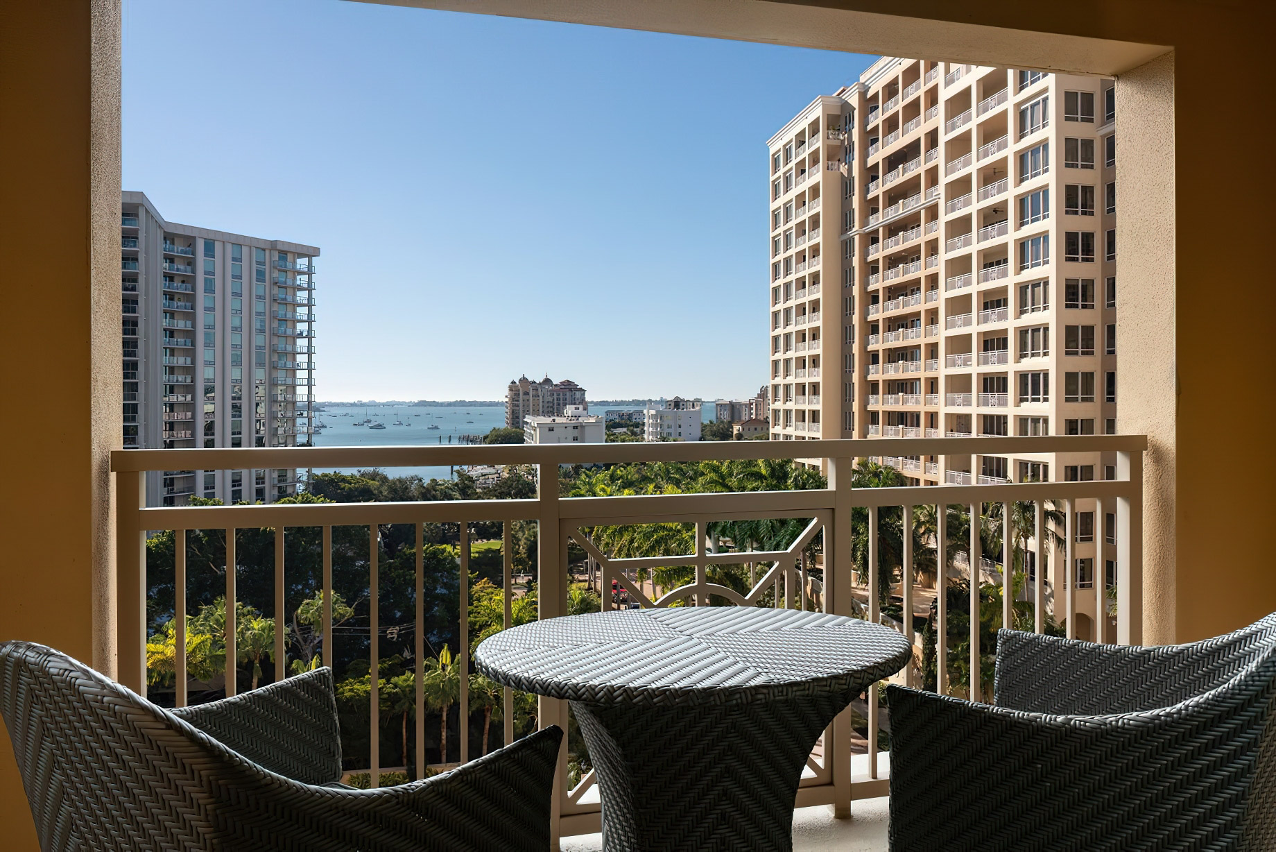 The Ritz-Carlton, Sarasota Hotel – Sarasota, FL, USA – Marina View Room Balcony