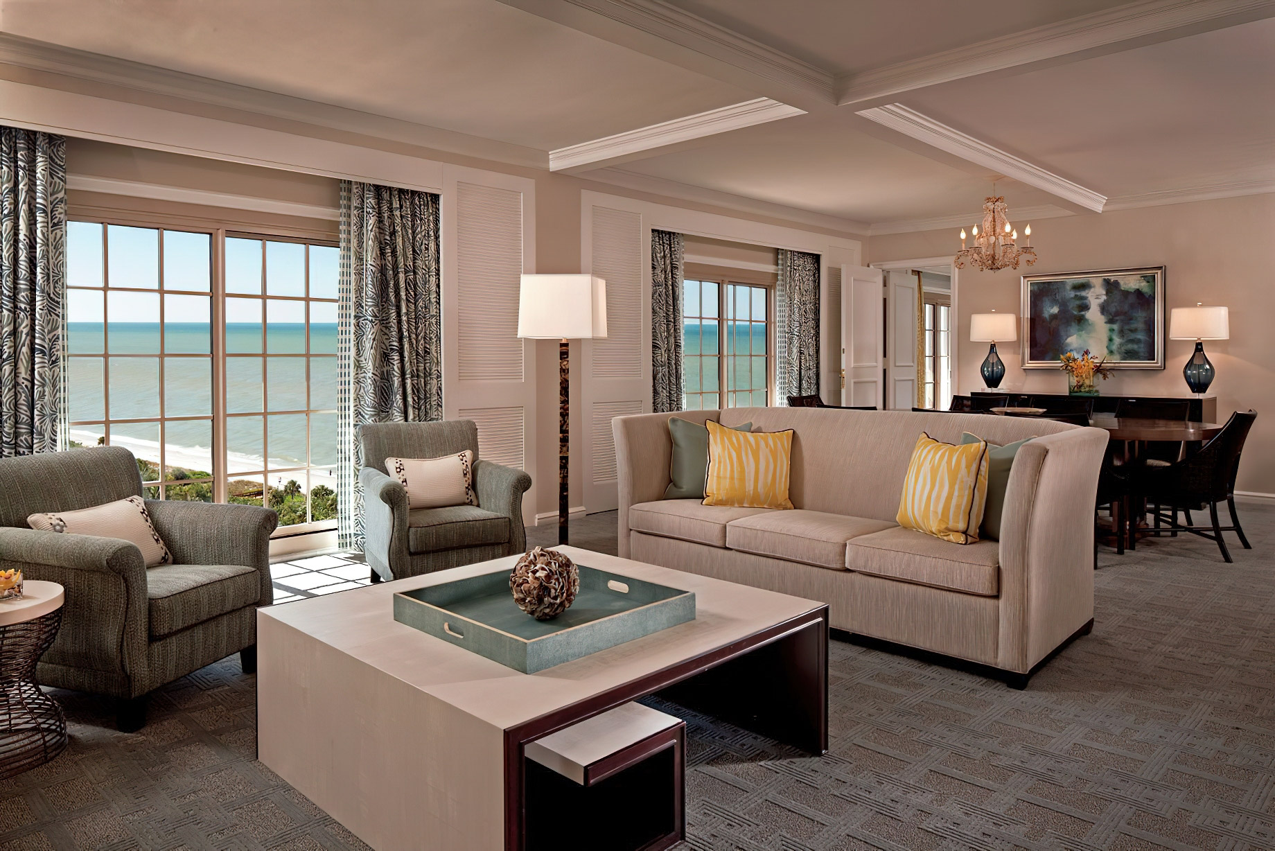 The Ritz-Carlton, Naples Resort – Naples, FL, USA – Three Bedroom Coastal View Suite Living Room