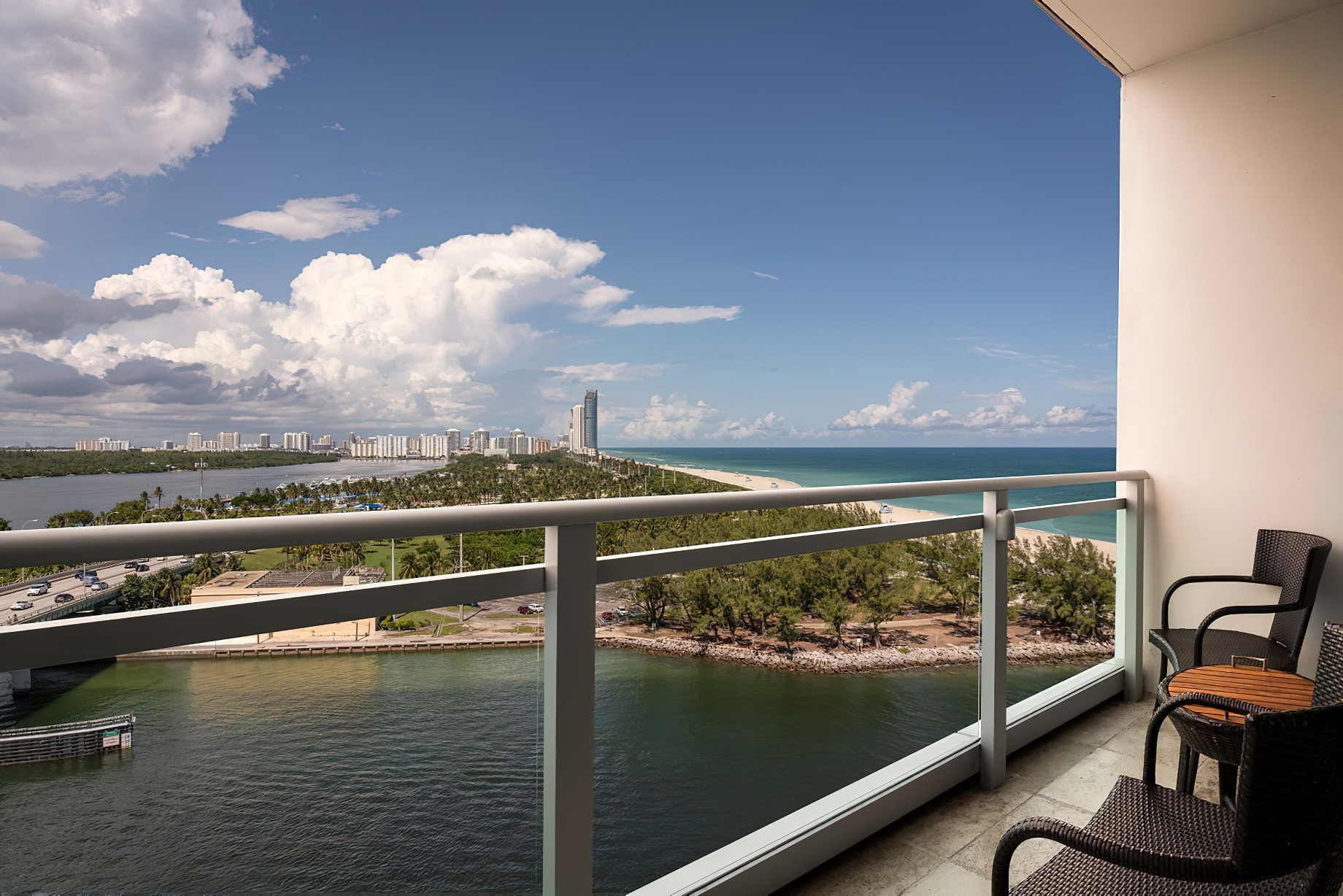 The Ritz-Carlton Bal Harbour, Miami Resort – Bal Harbour, FL, USA – Partial Ocean View Room Balcony