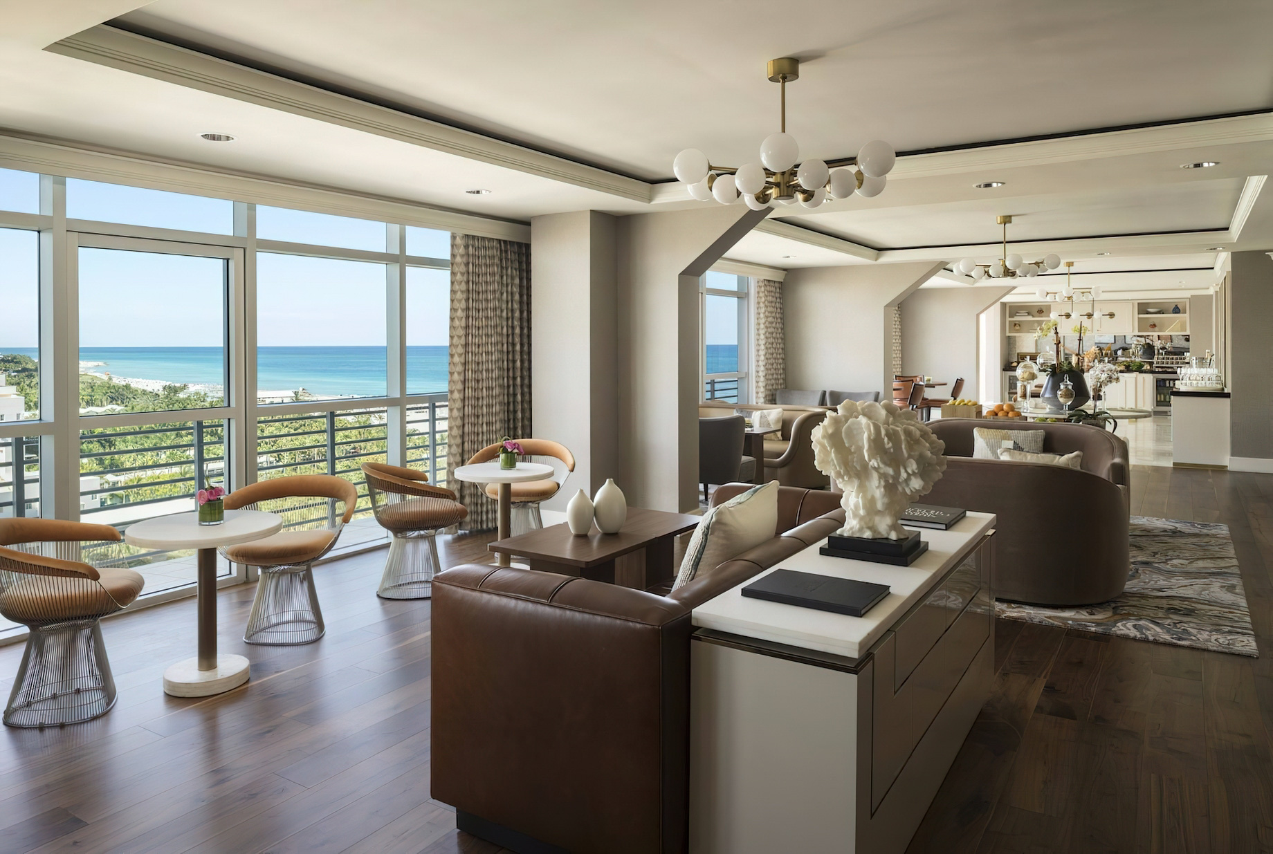 The Ritz-Carlton, South Beach Hotel – Miami Beach, FL, USA – Club Level Lounge