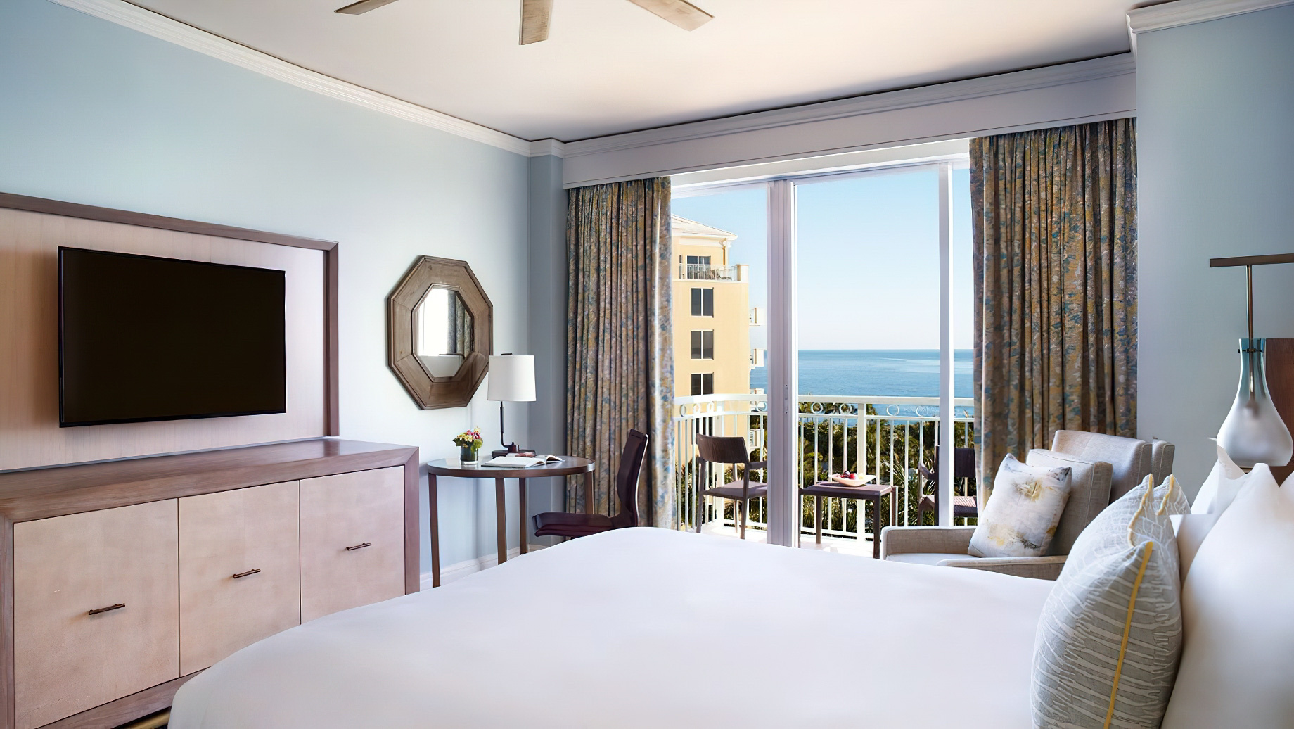 The Ritz-Carlton Key Biscayne, Miami Hotel – Miami, FL, USA – Partial Ocean View Room Interior