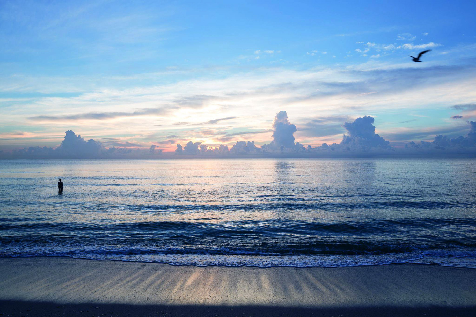 The Ritz-Carlton, South Beach Hotel – Miami Beach, FL, USA – Beach Sunset