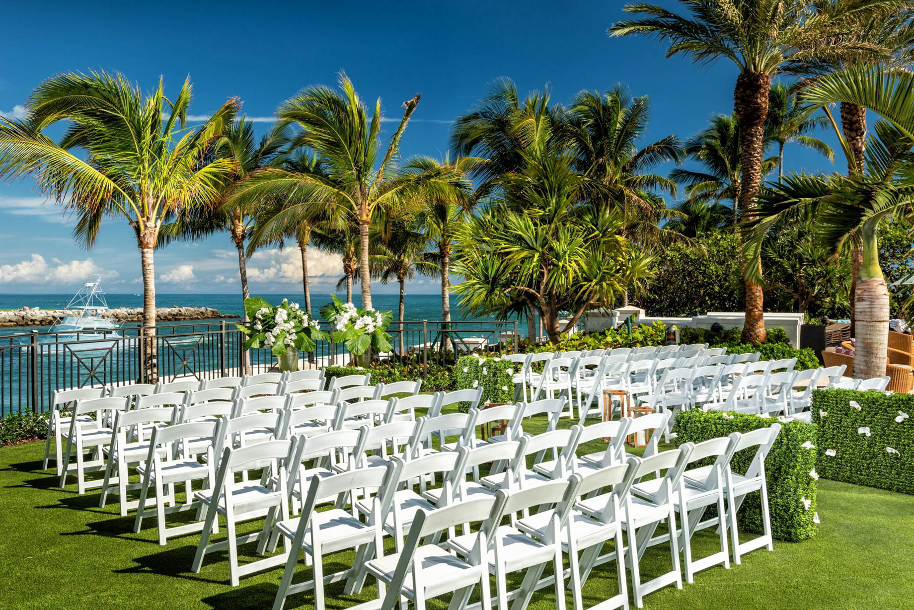 The Ritz-Carlton Bal Harbour, Miami Resort - Bal Harbour, FL, USA - Outdoor Wedding