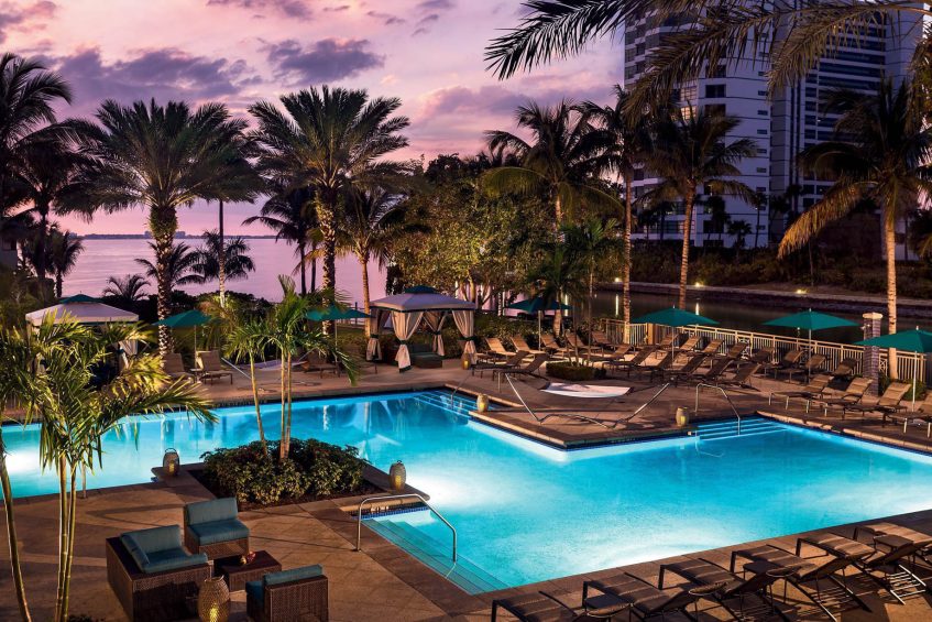 The Ritz-Carlton, Sarasota Hotel - Sarasota, FL, USA - Pool Deck Sunset