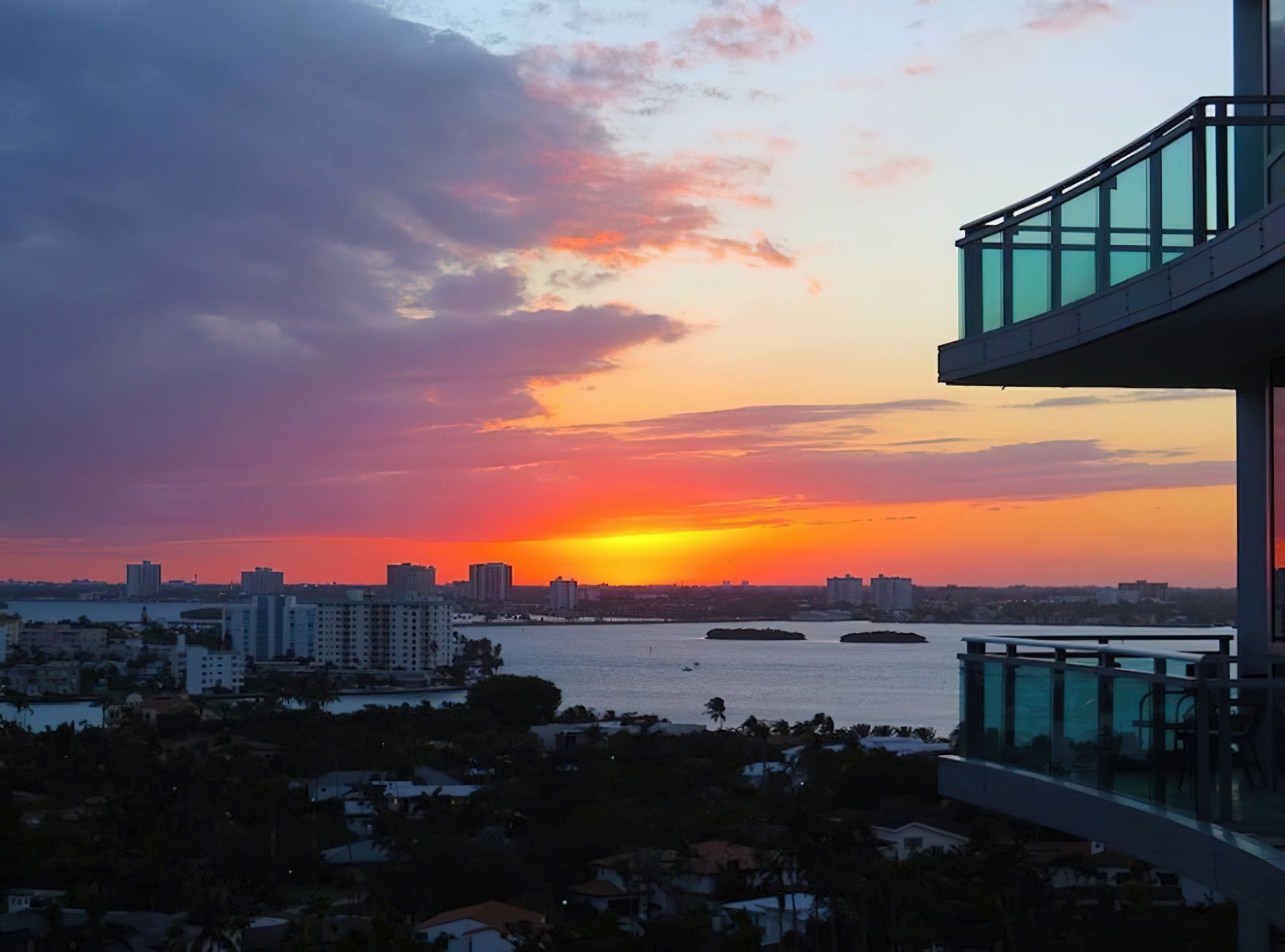 071 – The Ritz-Carlton Bal Harbour, Miami Resort – Bal Harbour, FL, USA – Balcony View Sunset