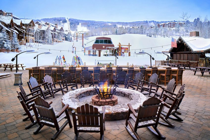 The Ritz-Carlton, Bachelor Gulch Resort - Avon, CO, USA - Fireside Seating Winter