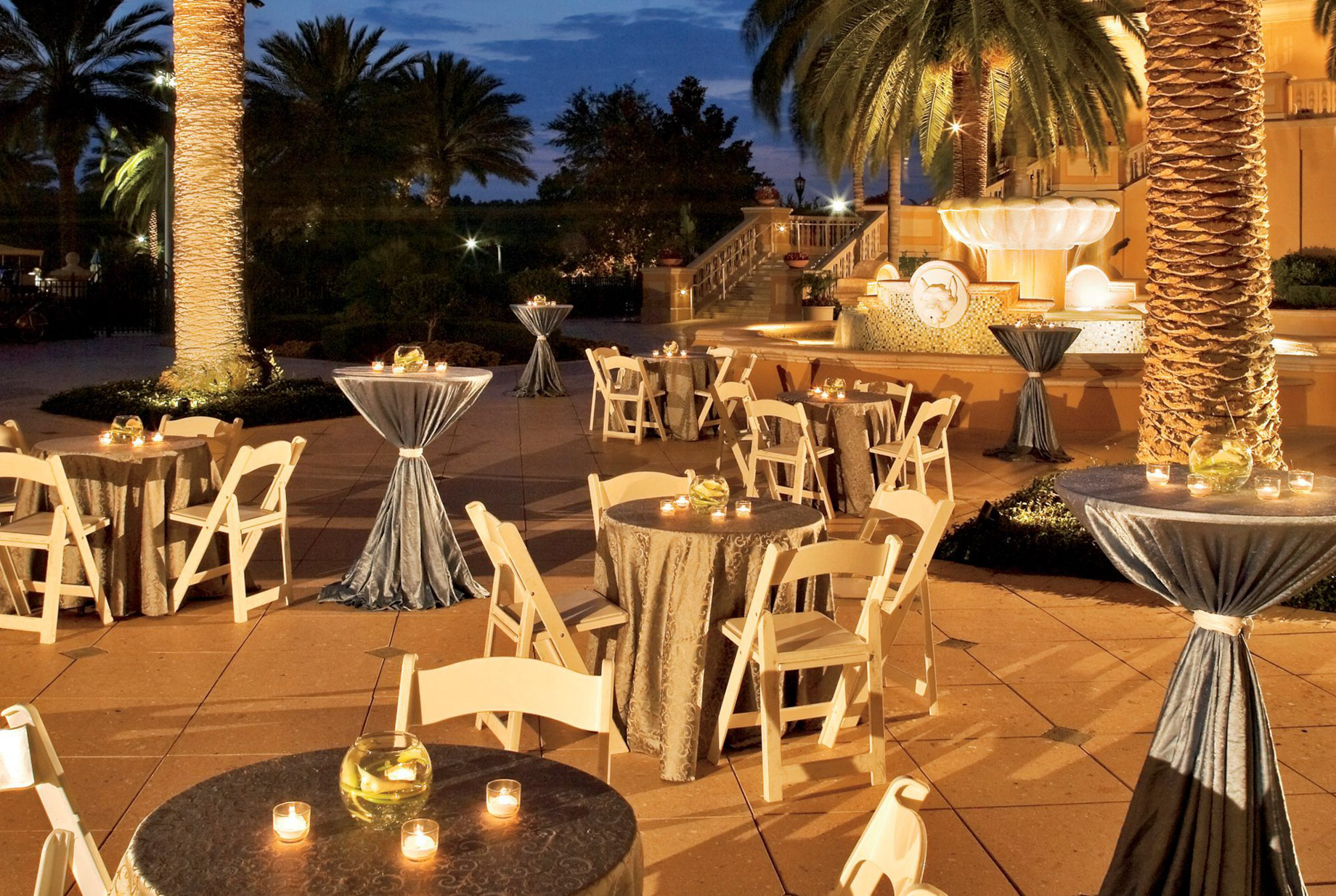 The Ritz-Carlton Orlando, Grande Lakes Resort – Orlando, FL, USA – Outdoor Reception Evening
