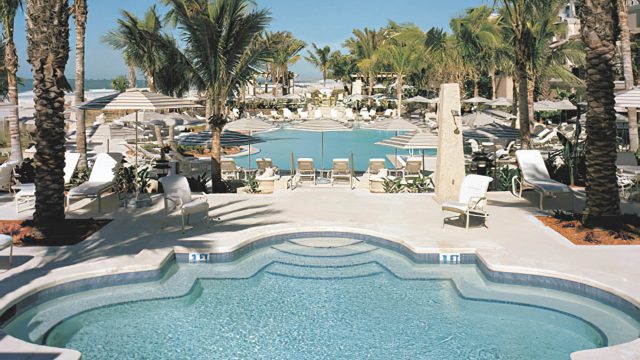 The Ritz-Carlton Beach Club Resort - Lido Key, Sarasota, FL, USA - Exterior Pool Deck