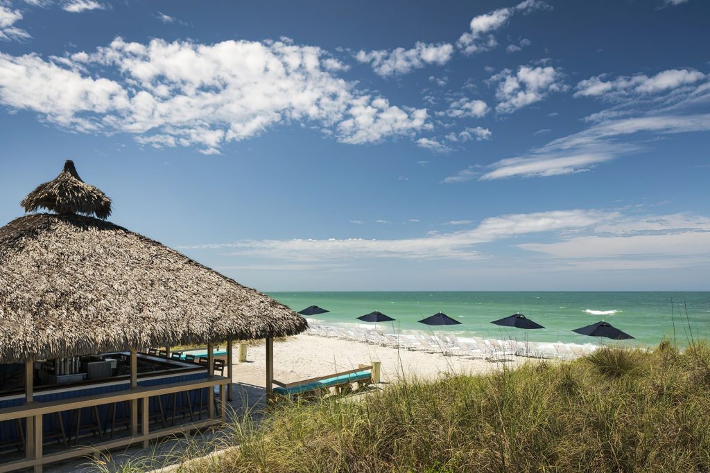The Ritz-Carlton Beach Club Resort - Lido Key, Sarasota, FL, USA - The Lido Key Tiki Bar Ocean View