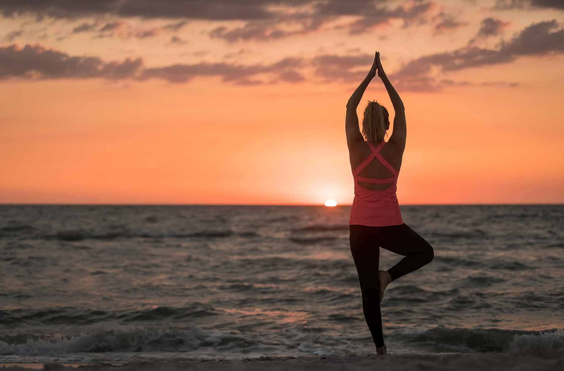 The Ritz-Carlton, Naples Resort - Naples, FL, USA - Ocean View Sunset Beach Yoga