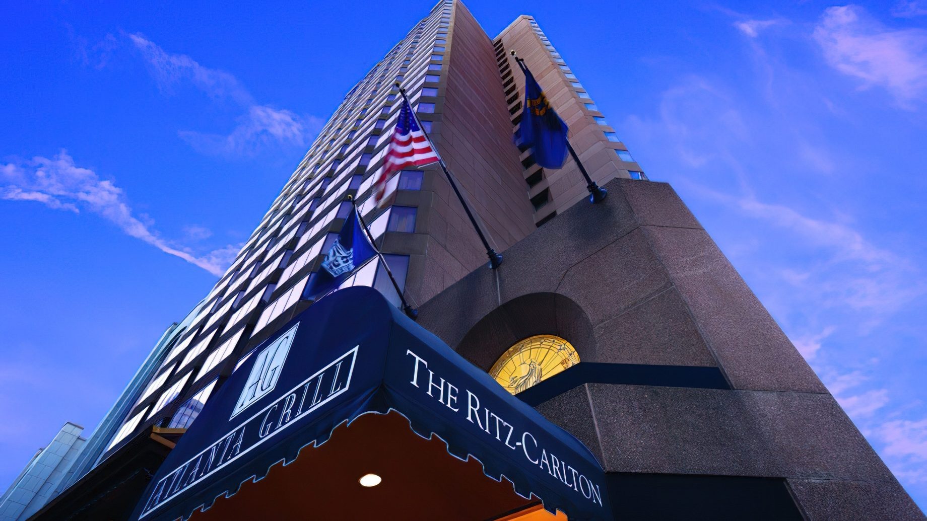 The Ritz-Carlton, Atlanta entrance with Atlanta Grill awning