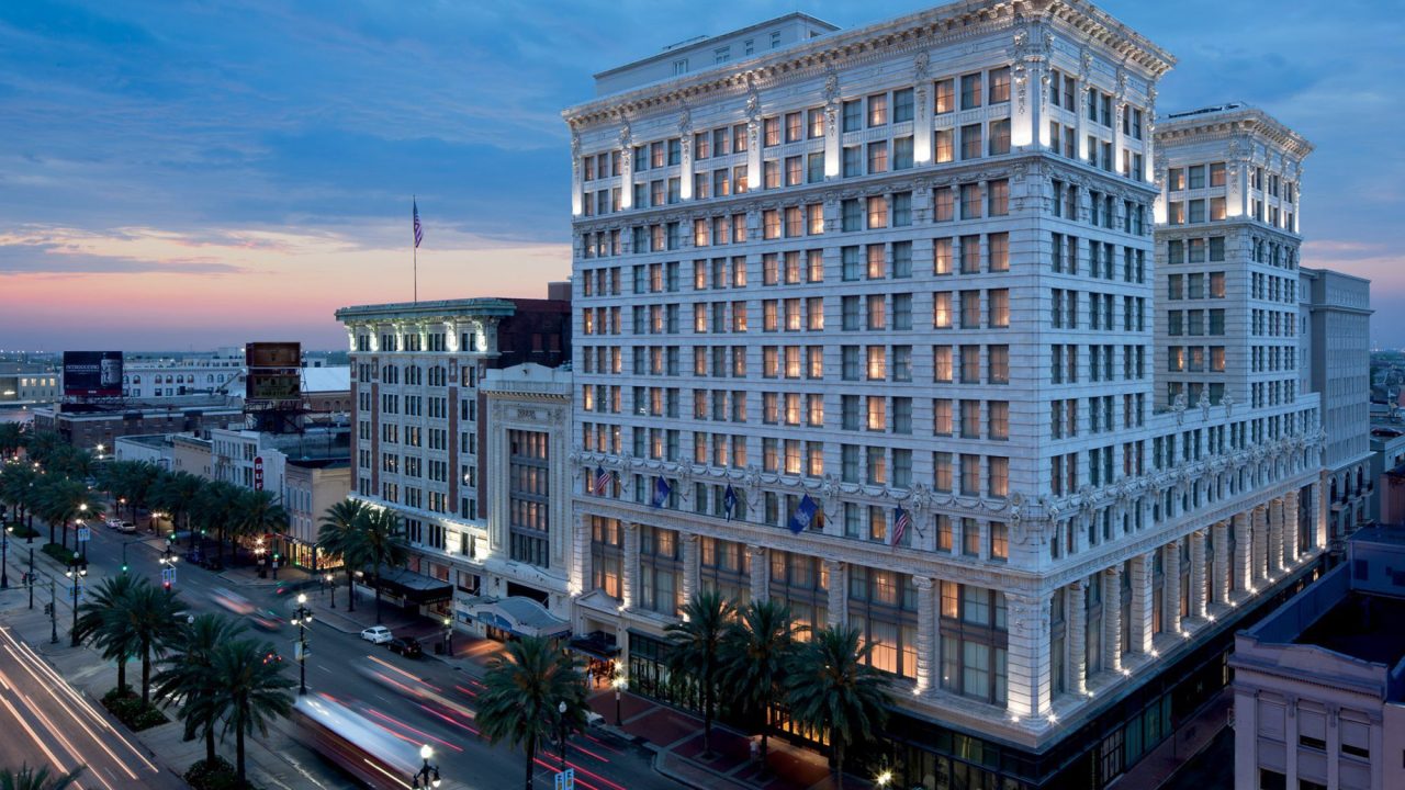The Ritz-Carlton, New Orleans Hotel - New Orleans, LA, USA - Exterior Night View