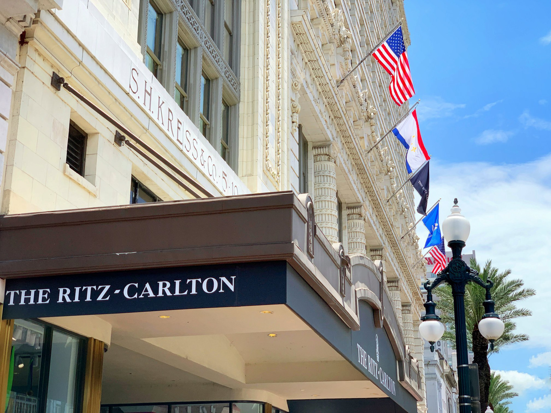 The Ritz-Carlton, New Orleans Hotel – New Orleans, LA, USA – Exterior Entrance