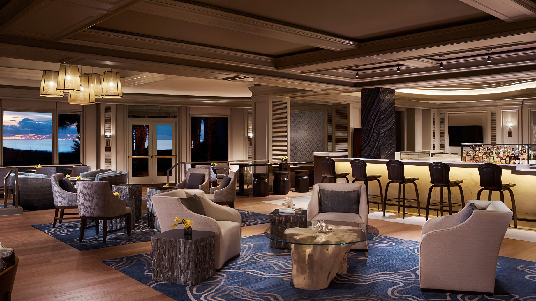 The Ritz-Carlton, Amelia Island Resort – Fernandina Beach, FL, USA – Lobby Bar Seating