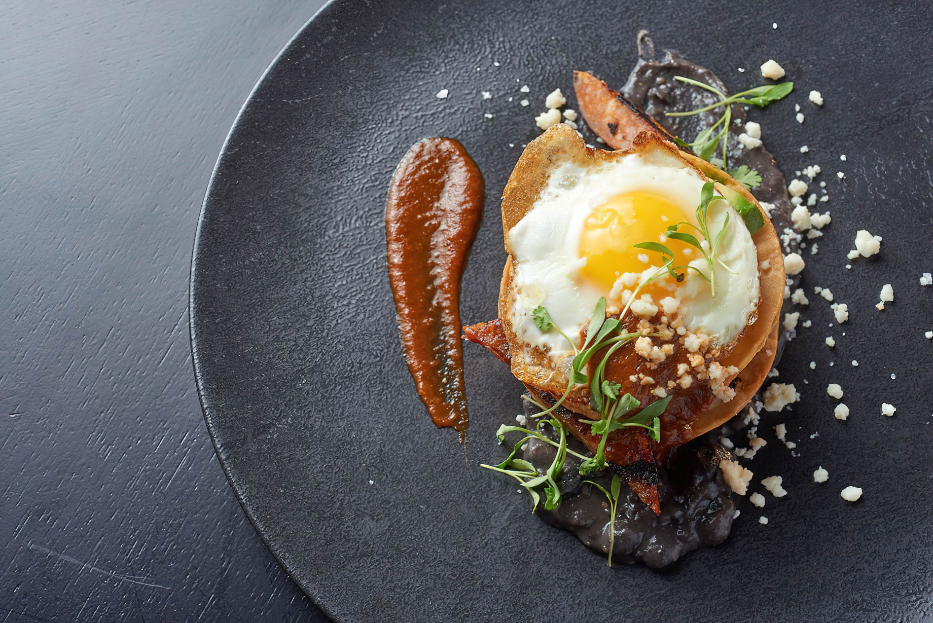 The Ritz-Carlton, Philadelphia Hotel – Philadelphia, PA, USA – Aqimero Restaurant Huevos Rancheros