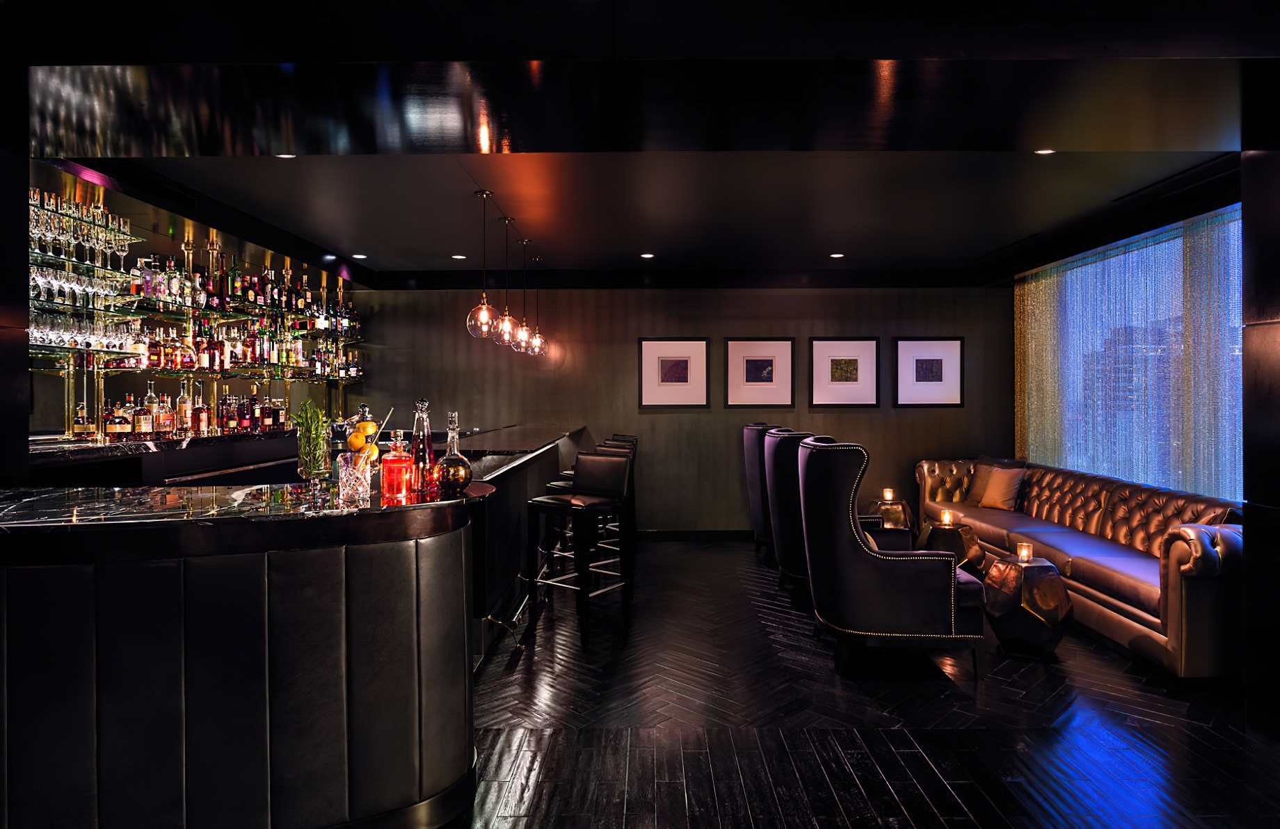The Ritz-Carlton, Charlotte Hotel – Charlotte, NC, USA – The Punch Room Speakeasy Lounge Bar