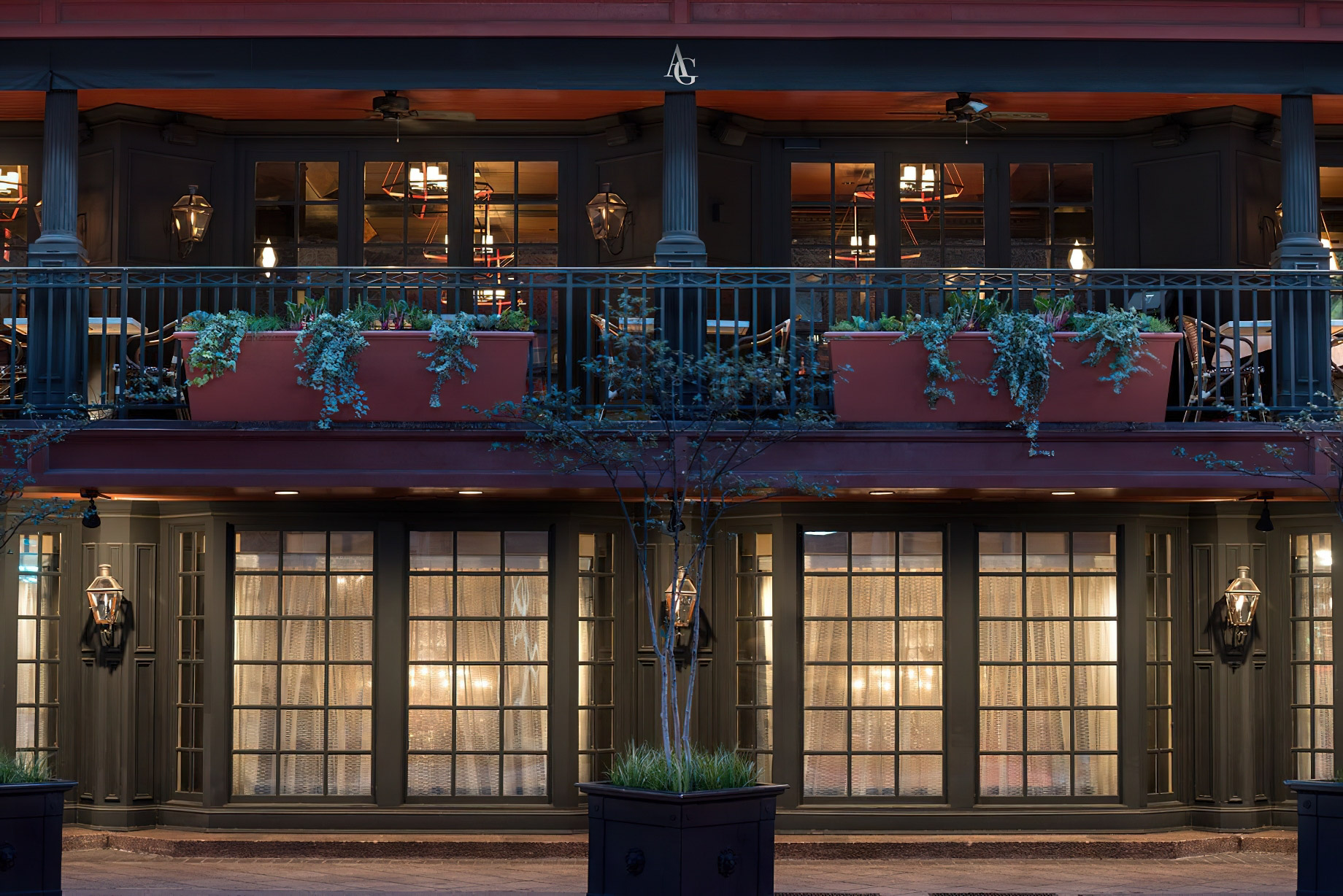 The Ritz-Carlton, Atlanta Hotel – Atlanta, GA, USA – AG Steakhouse Exterior Night
