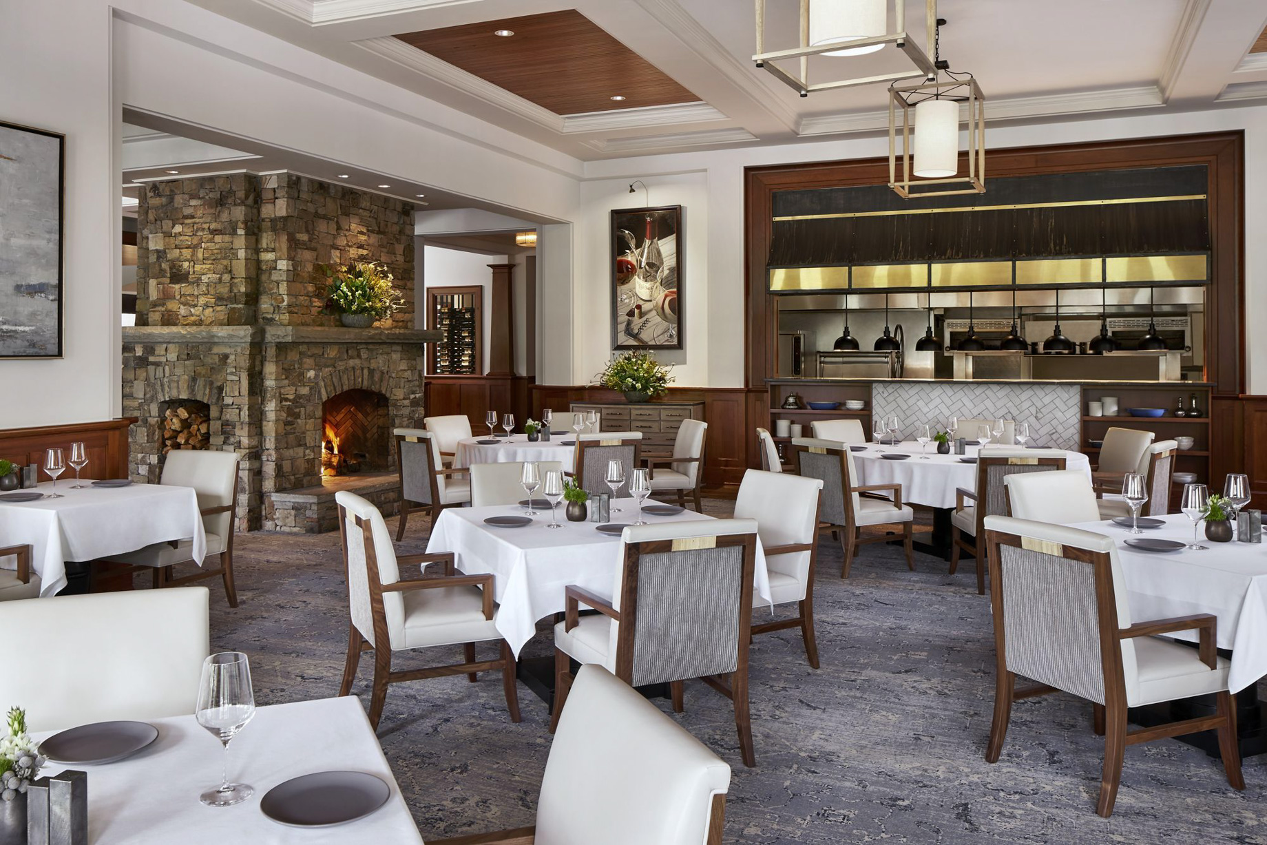 The Ritz-Carlton Reynolds, Lake Oconee Resort – Greensboro, GA, USA – Linger Longer Steakhouse Dining Room