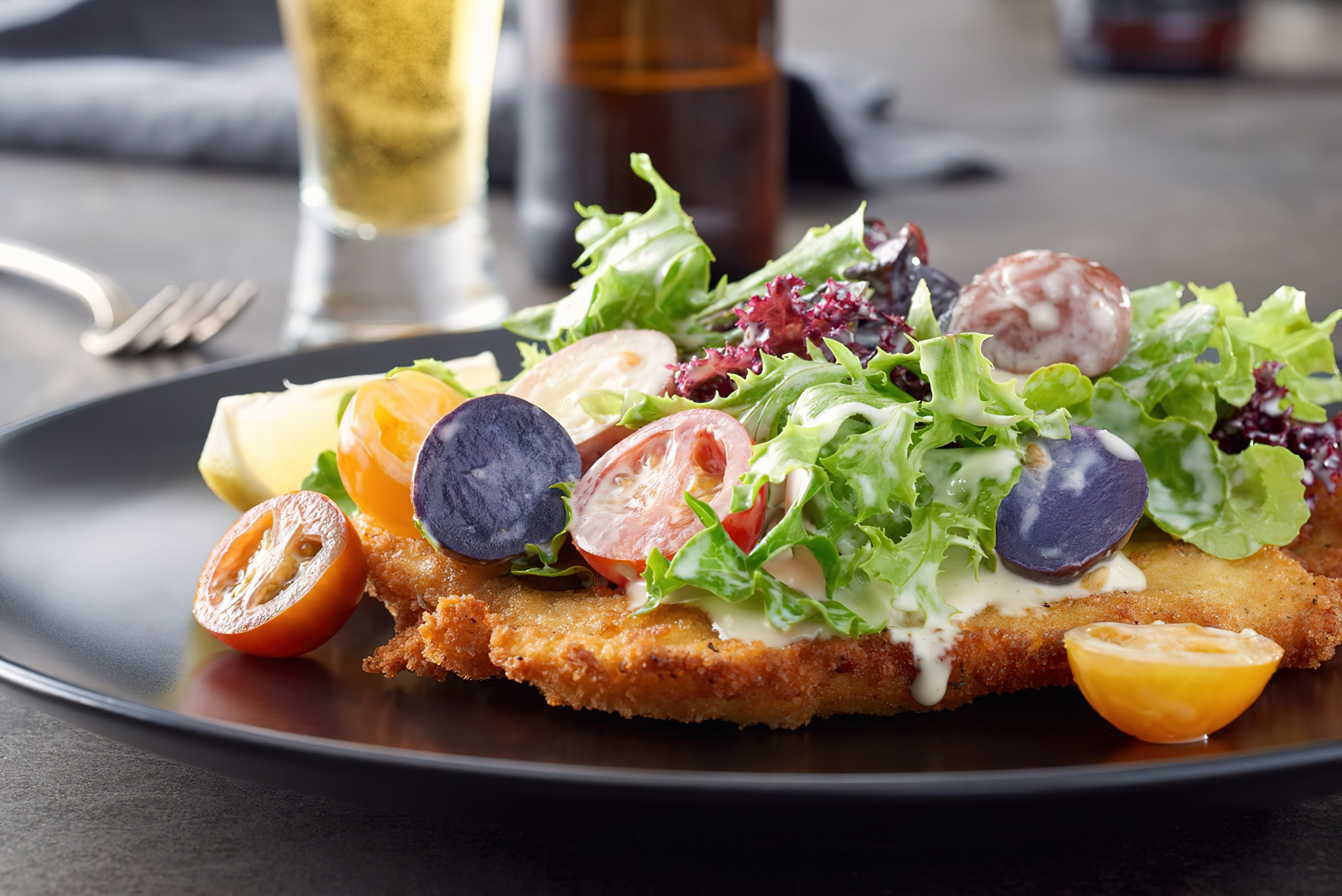 The Ritz-Carlton, Cleveland Hotel - Clevelend, OH, USA - TURN Bar + Kitchen Chicken Schnitzel