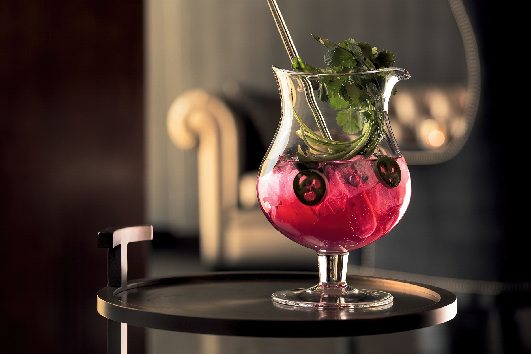 The Ritz-Carlton, Charlotte Hotel – Charlotte, NC, USA – The Punch Room Speakeasy Lounge Cocktail