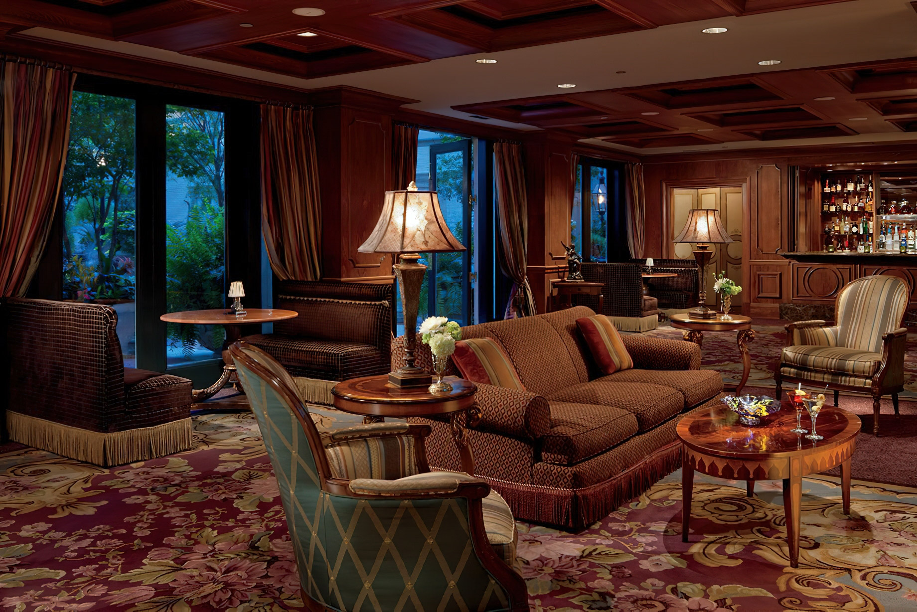The Ritz-Carlton, New Orleans Hotel – New Orleans, LA, USA – Library Lounge