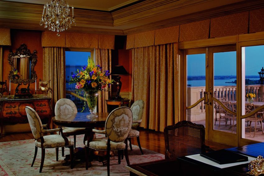 The Ritz-Carlton, New Orleans Hotel - New Orleans, LA, USA - Ritz-Carlton Suite Dining Area