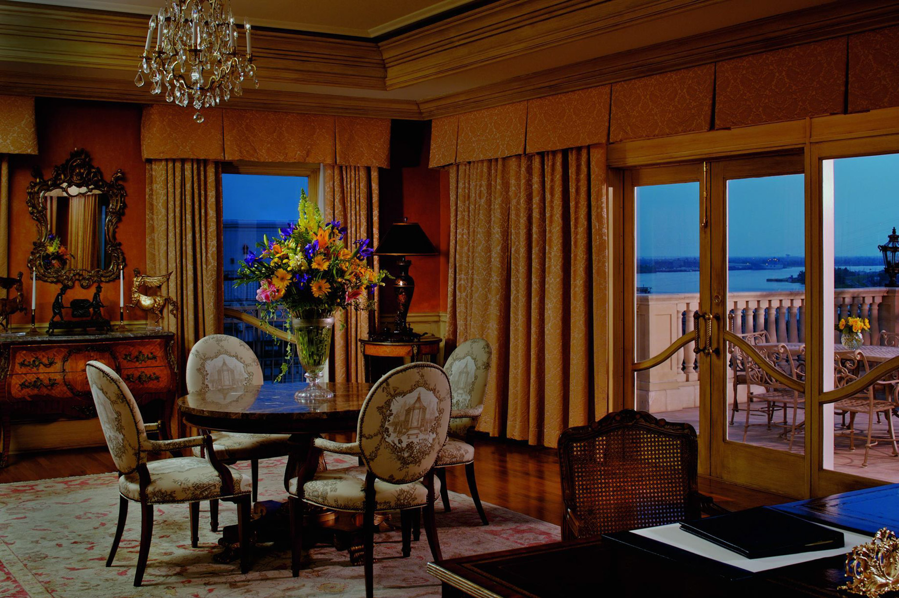 The Ritz-Carlton, New Orleans Hotel – New Orleans, LA, USA – Ritz-Carlton Suite Dining Area