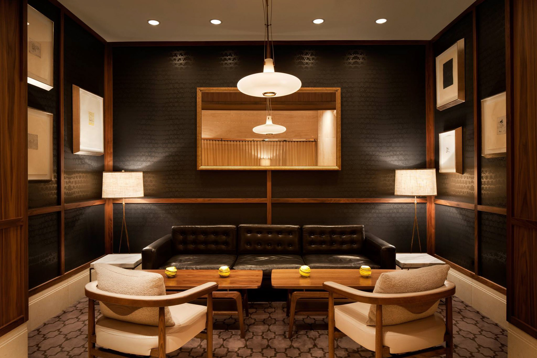 The Ritz-Carlton, Boston Hotel – Boston, MA, USA – Avery Bar Lounge Seating