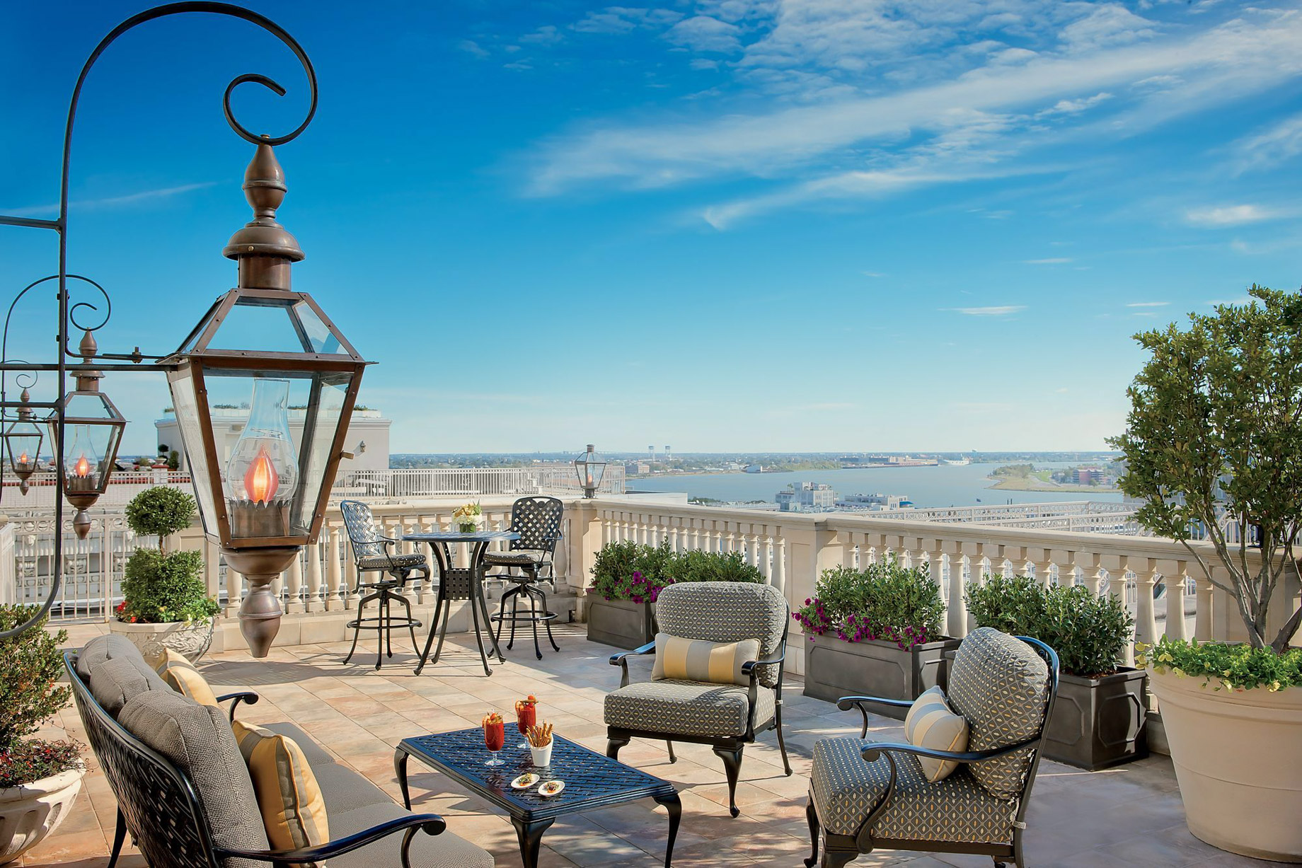 The Ritz-Carlton, New Orleans Hotel – New Orleans, LA, USA – Ritz-Carlton Suite Terrace