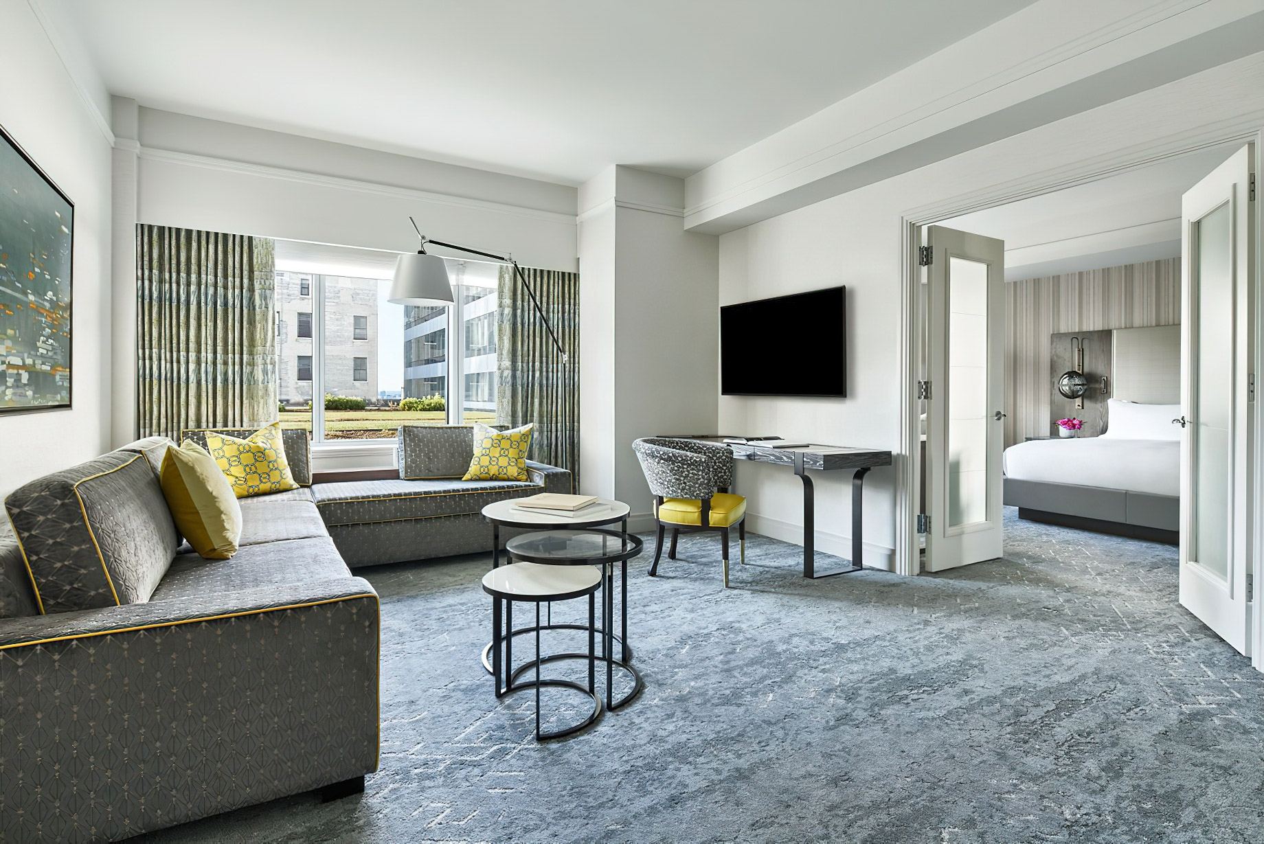 The Ritz-Carlton, Boston Hotel – Boston, MA, USA – Executive Suite Living Room