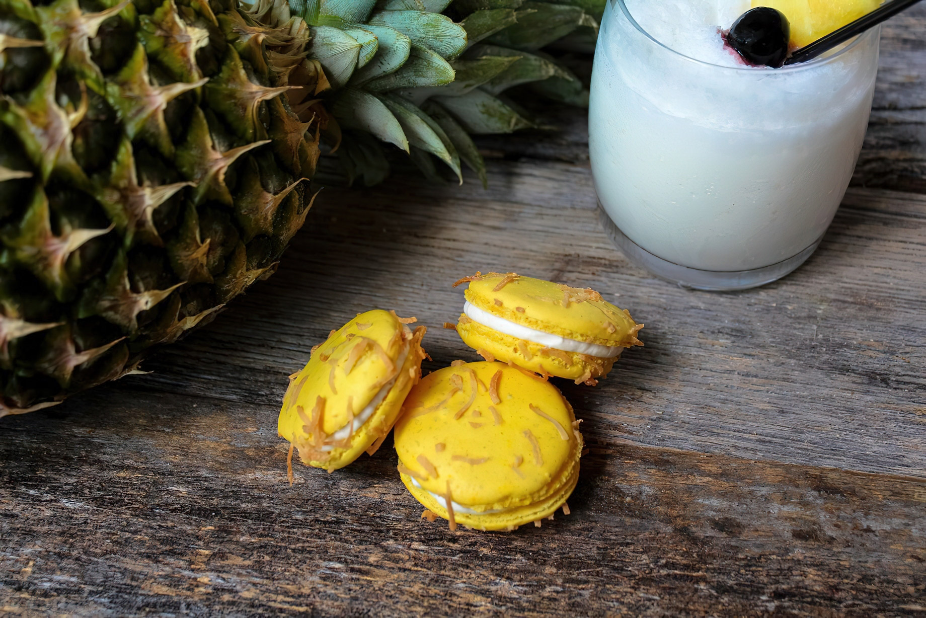 The Ritz-Carlton, Charlotte Hotel – Charlotte, NC, USA – Bar Cocoa Chocolate Shop Pina Colada Macarons