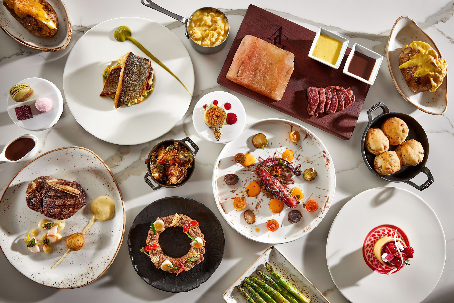 The Ritz-Carlton, Atlanta Hotel – Atlanta, GA, USA – AG Steakhouse Gourmet Food