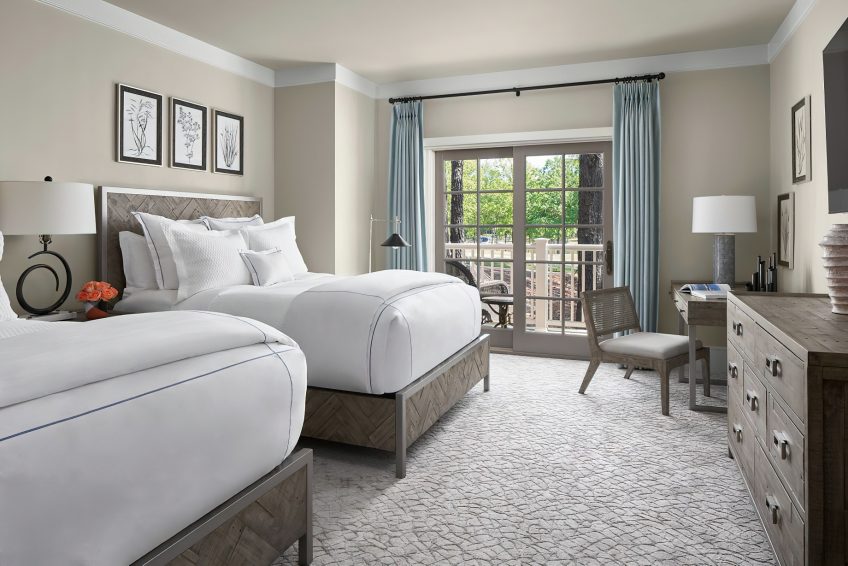 035 - The Ritz-Carlton Reynolds, Lake Oconee Resort - Greensboro, GA, USA - Camellia Cottage Bedroom Double Beds