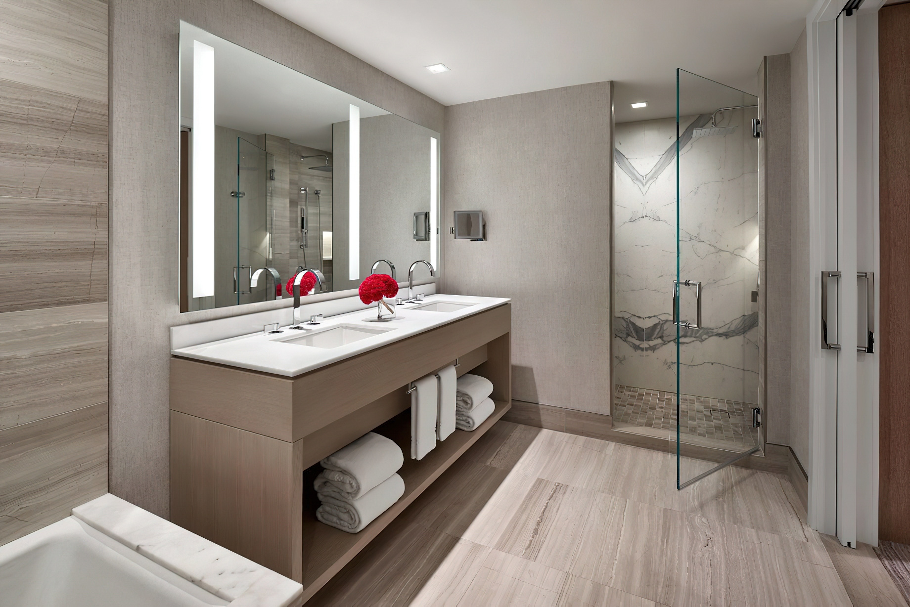 The Ritz-Carlton, Chicago Hotel – Chicago, IL, USA – Gold Coast Suite Bathroom