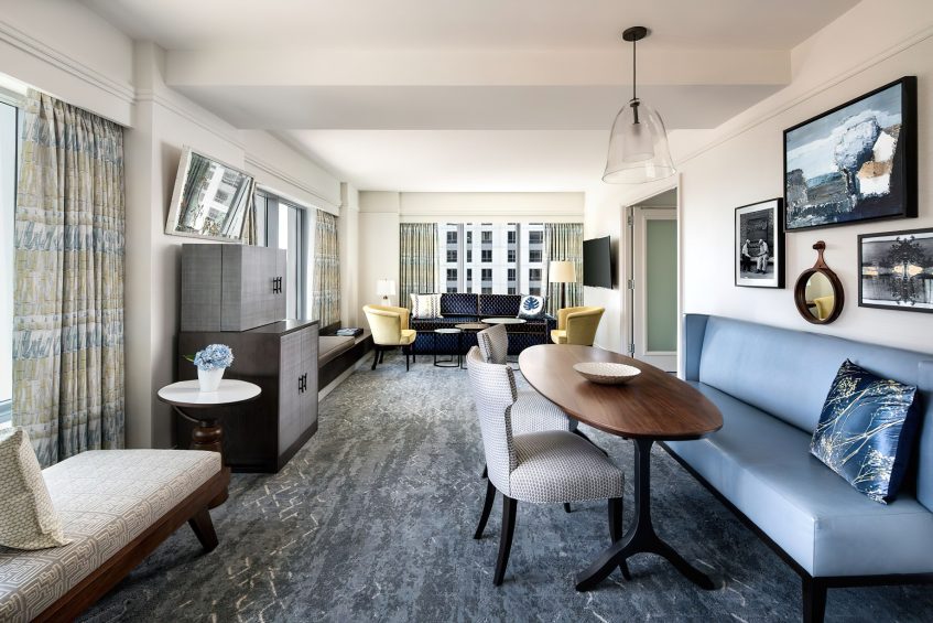The Ritz-Carlton, Boston Hotel - Boston, MA, USA - Luxury Suite Living Room