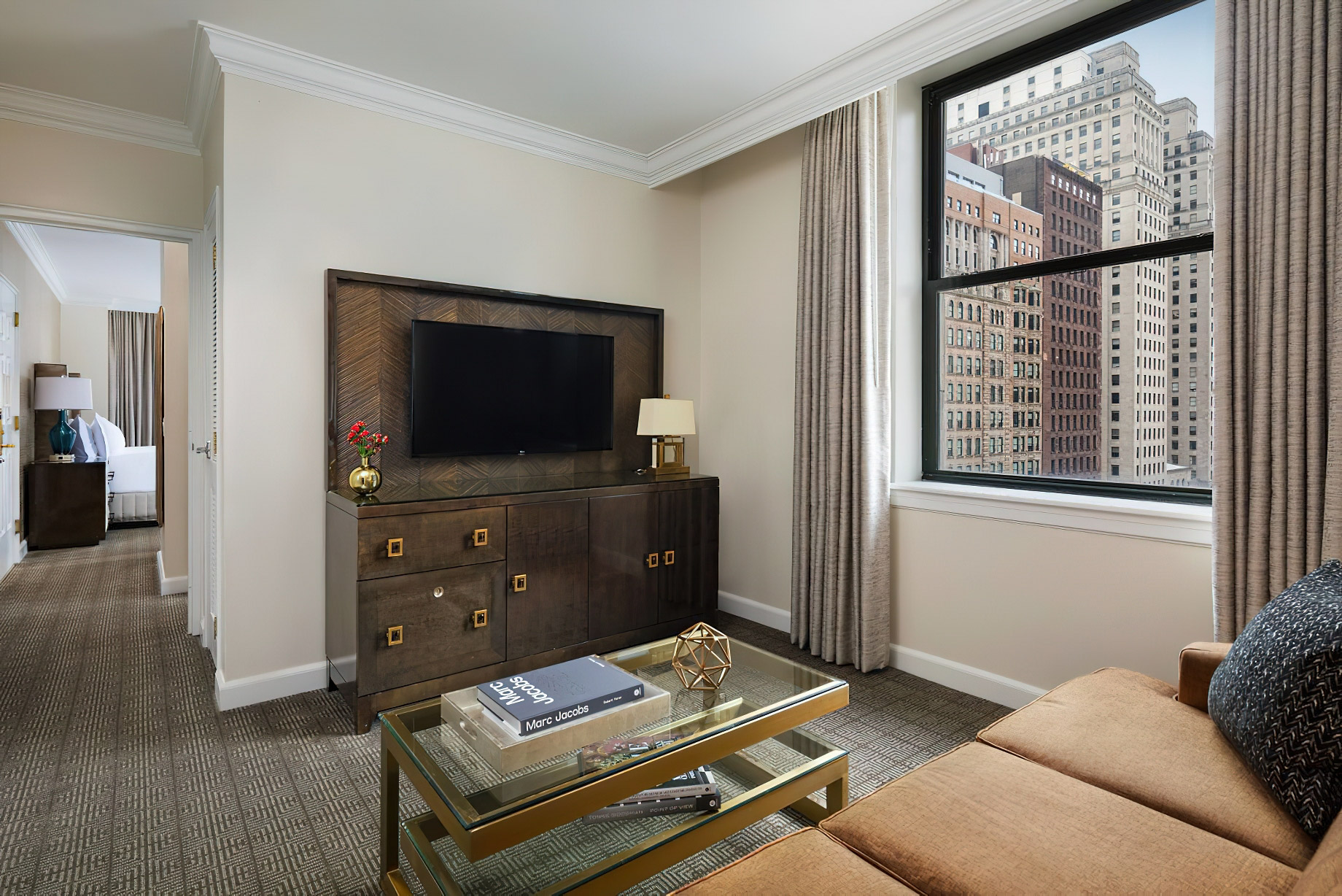 The Ritz-Carlton, Philadelphia Hotel – Philadelphia, PA, USA – One Bedroom Suite Lower Floor Interior