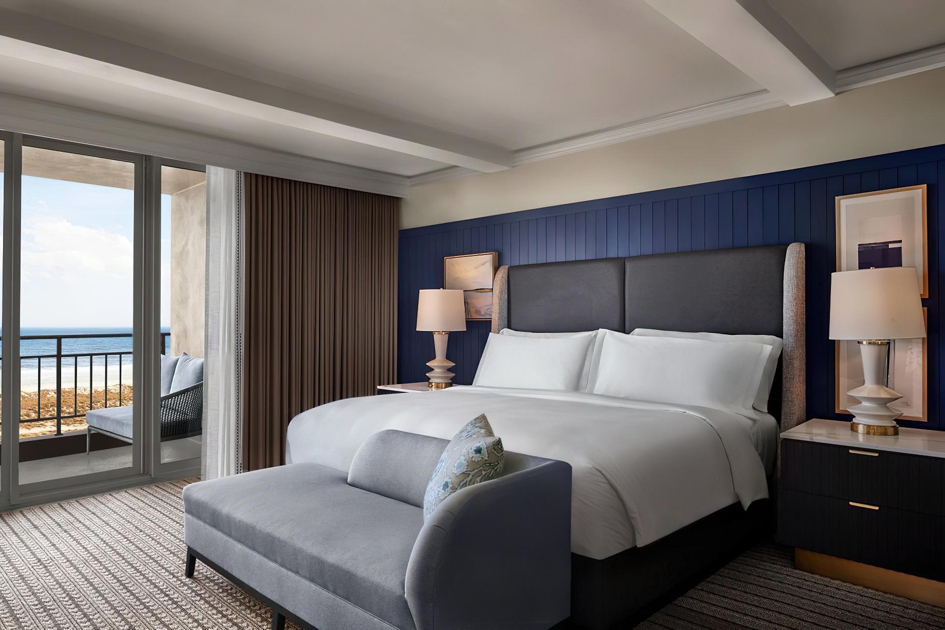 The Ritz-Carlton, Amelia Island Resort – Fernandina Beach, FL, USA – Ocean View Terrace Suite Bedroom