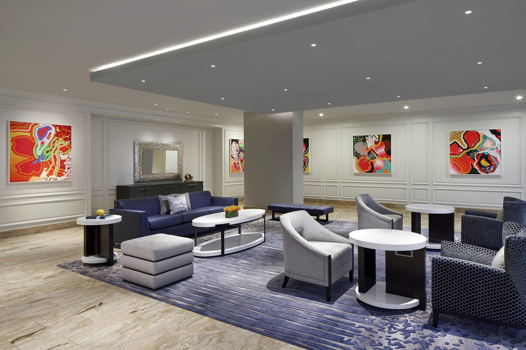 The Ritz-Carlton, Cleveland Hotel - Clevelend, OH, USA - Core Fitness Club Foyer