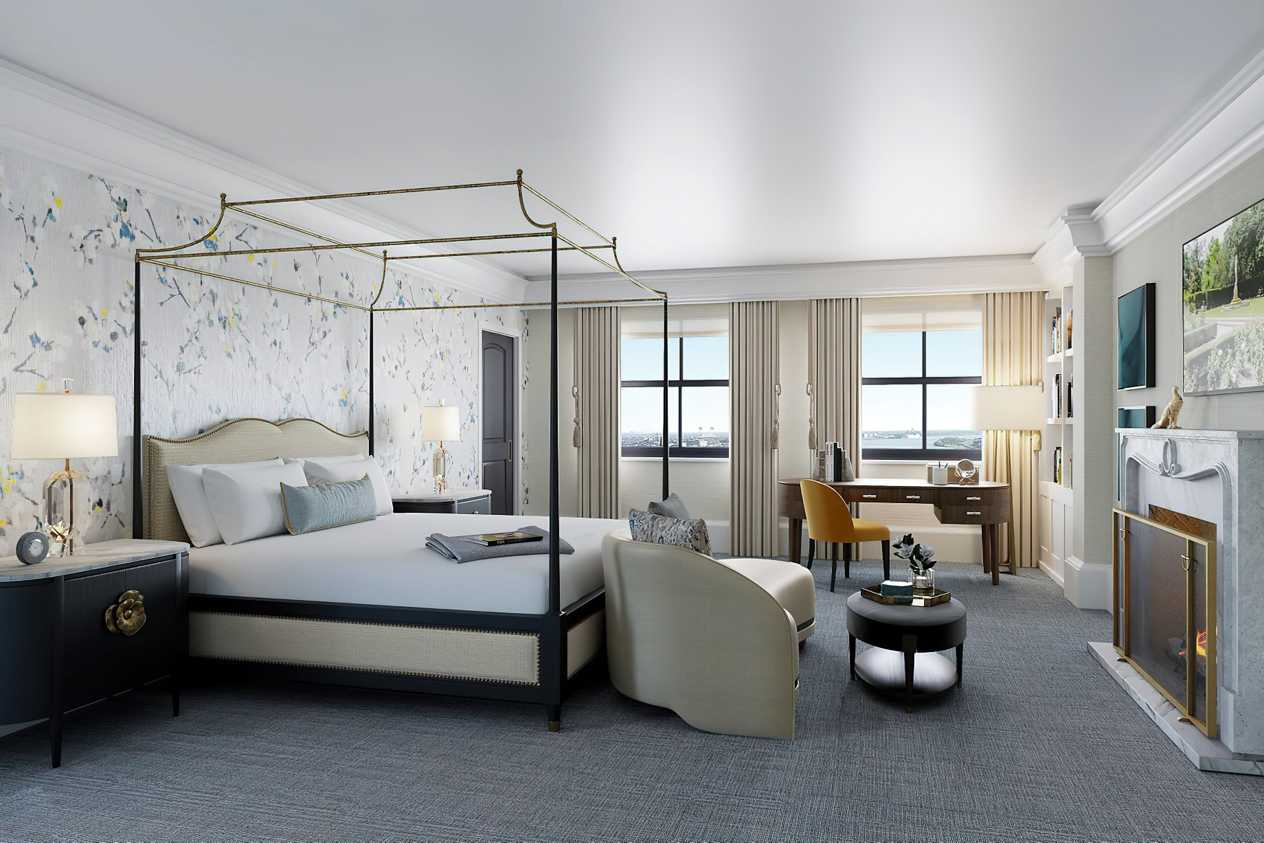 The Ritz-Carlton, New Orleans Hotel – New Orleans, LA, USA – The Residence Suite Bedroom