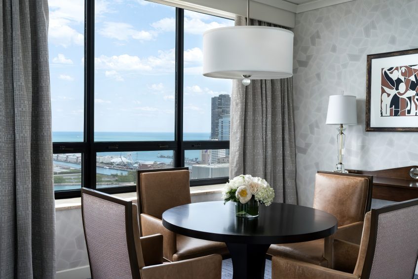 The Ritz-Carlton, Chicago Hotel - Chicago, IL, USA - Lakeside Suite Dining Table