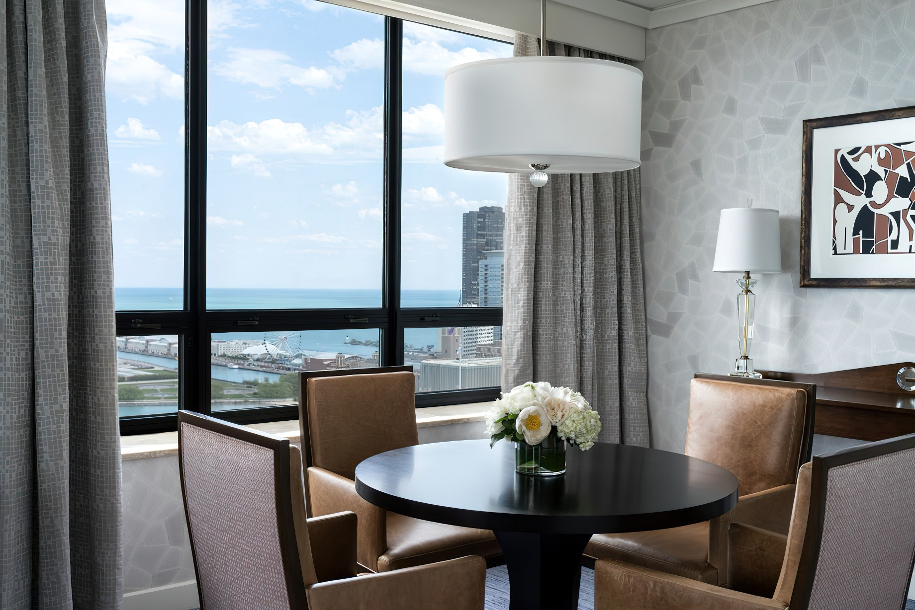 The Ritz-Carlton, Chicago Hotel – Chicago, IL, USA – Lakeside Suite Dining Table