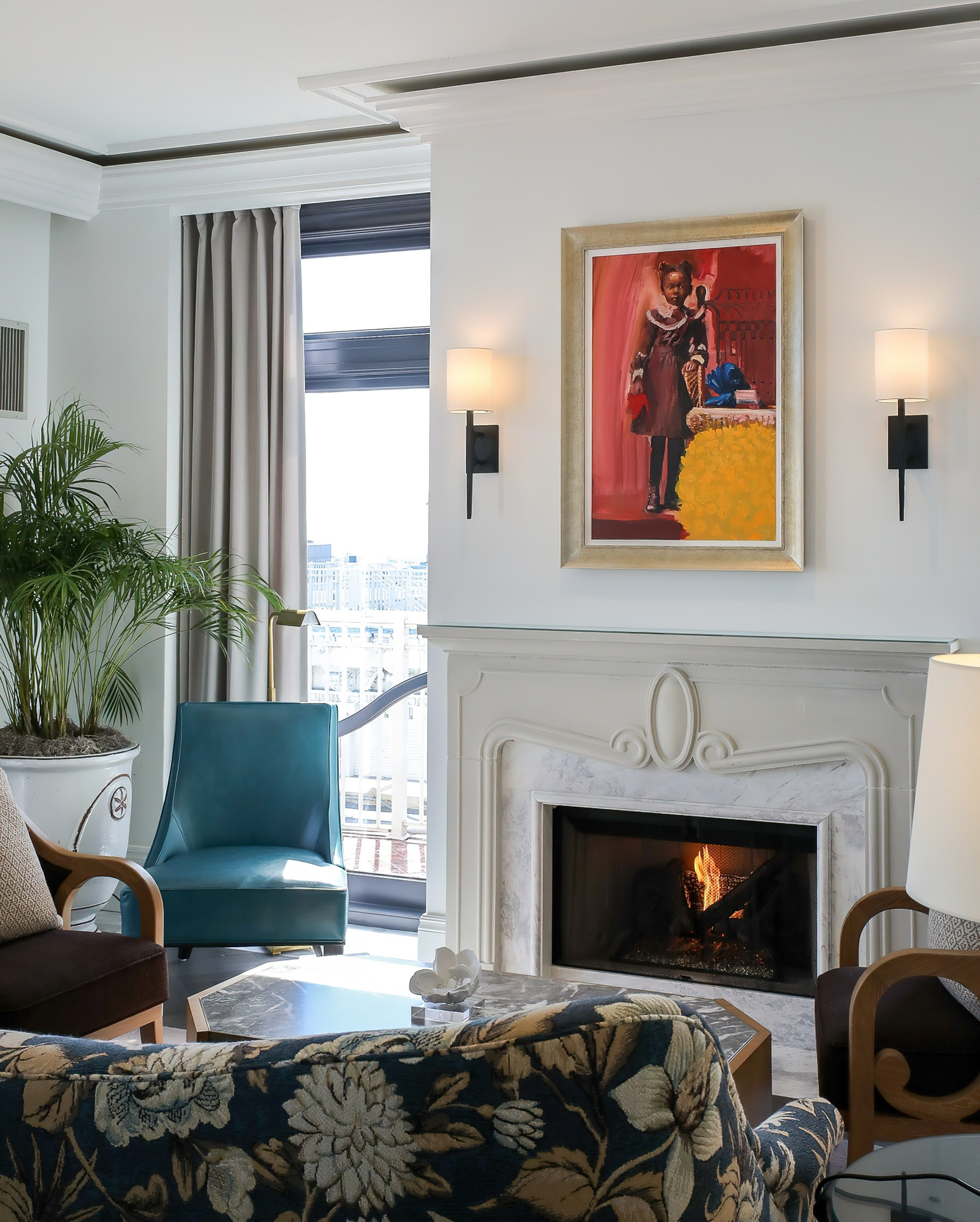 The Ritz-Carlton, New Orleans Hotel – New Orleans, LA, USA – Residence Fireplace