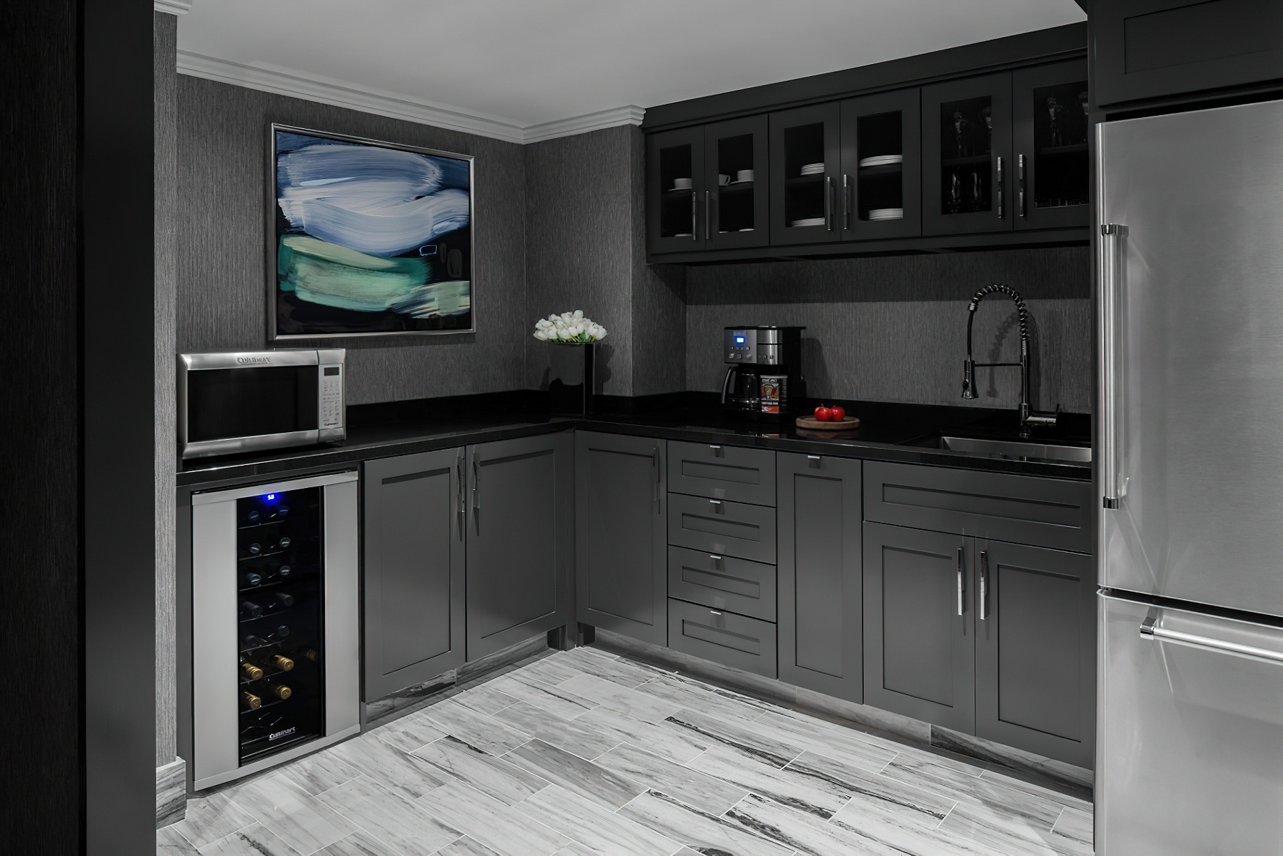 The Ritz-Carlton, Atlanta Hotel – Atlanta, GA, USA – Ritz Carlton Suite Kitchen