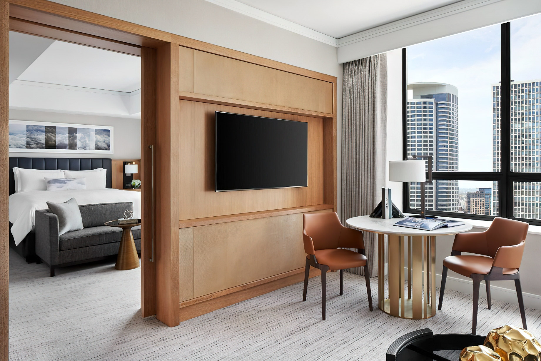 The Ritz-Carlton, Chicago Hotel – Chicago, IL, USA – Water Tower Suite Interior