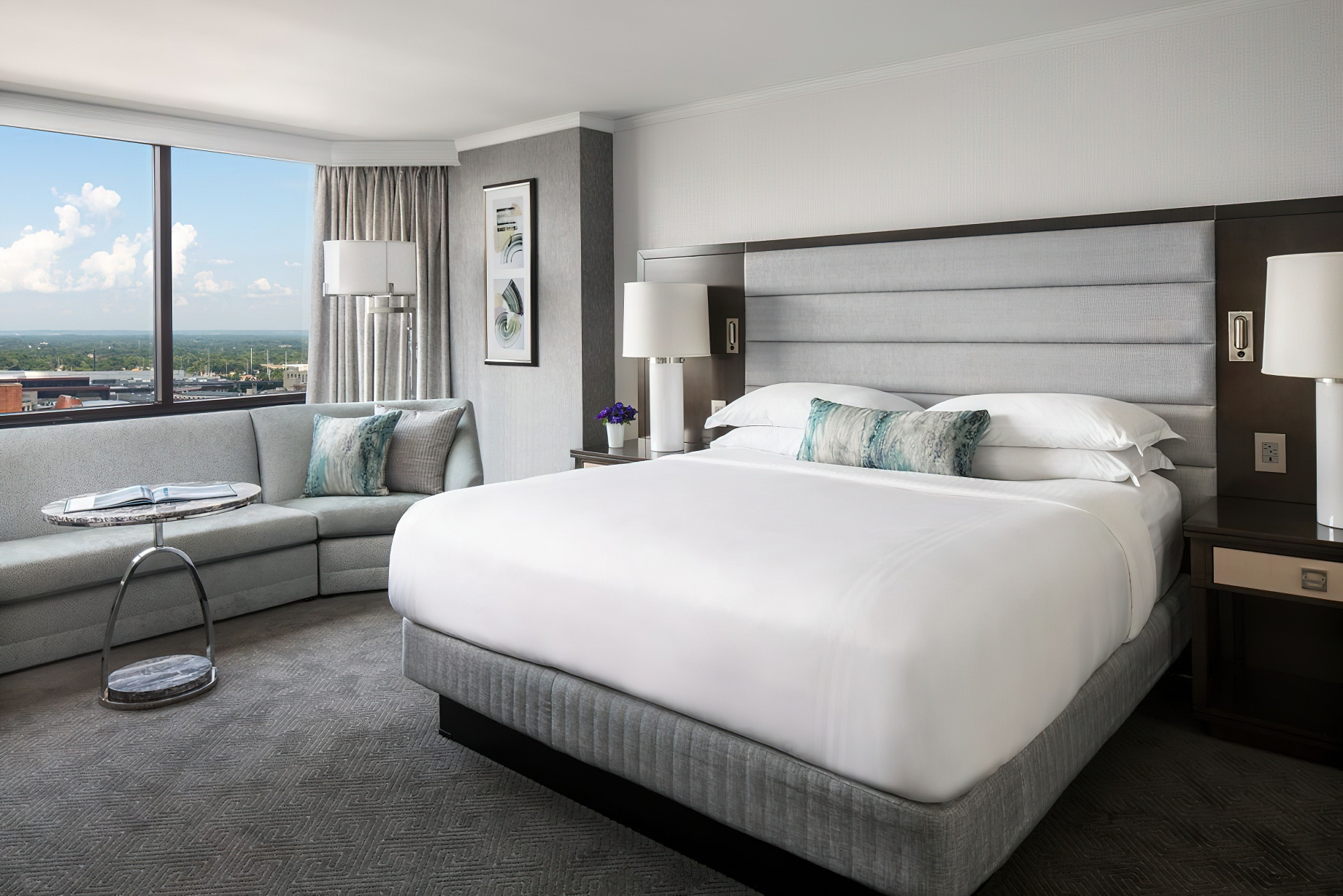 The Ritz-Carlton, Atlanta Hotel – Atlanta, GA, USA – Club Level Executive Suite Bedroom